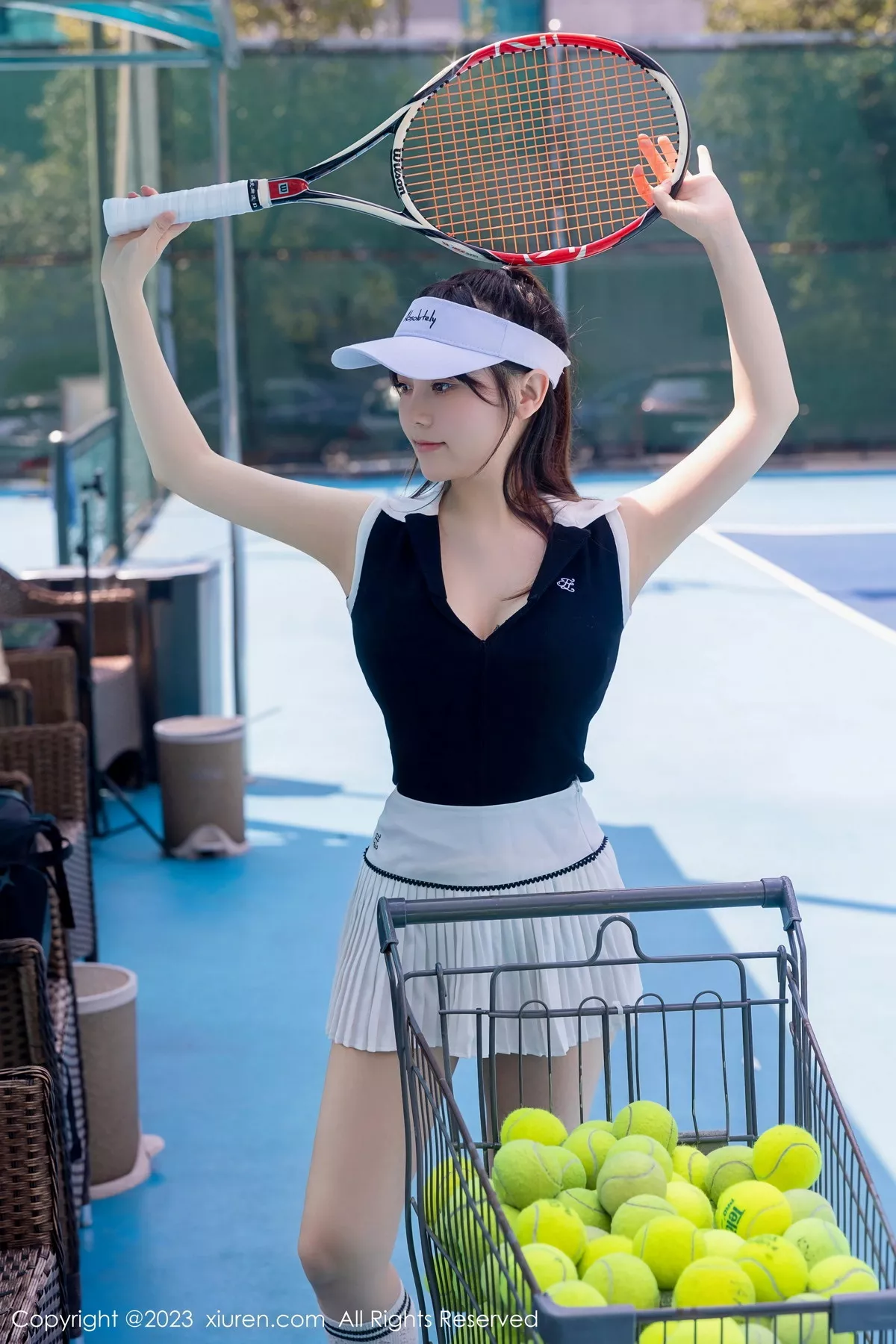 [XiuRen秀人网] 2023.10.07 No.7467 豆瓣酱 网球美臀 [80P] NO.7