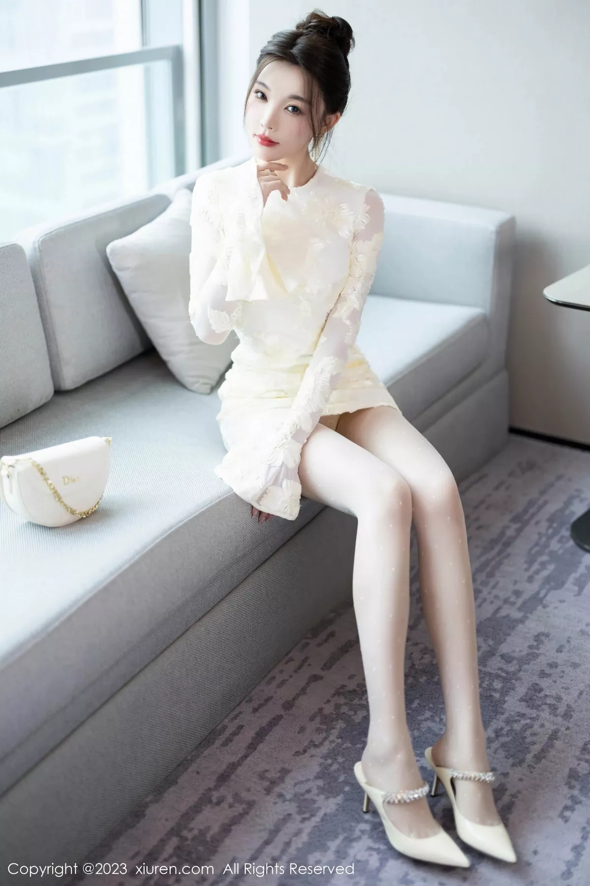 [XiuRen秀人网] 2023.10.08 No.7476 徐莉芝Booty 美腿丝袜 [85P] NO.3