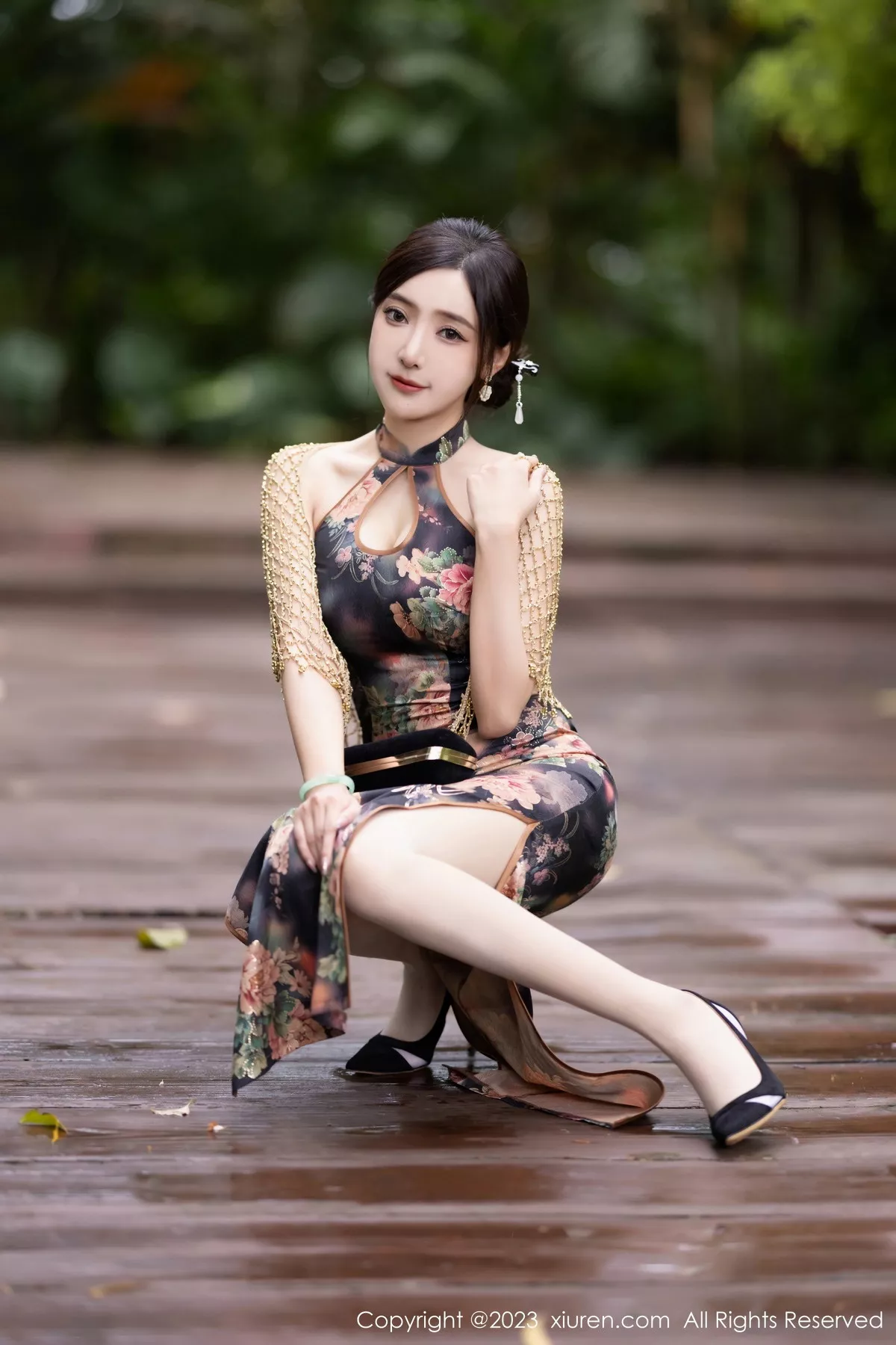 [XiuRen秀人网] 2023.10.11 No.7495 王馨瑶yanni 美腿旗袍 [81P] NO.11