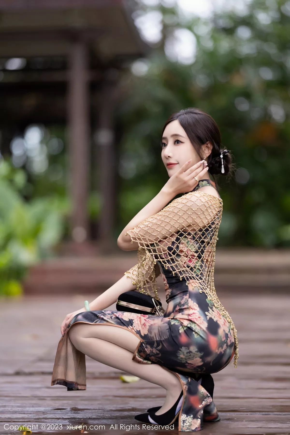 [XiuRen秀人网] 2023.10.11 No.7495 王馨瑶yanni 美腿旗袍 [81P] NO.10