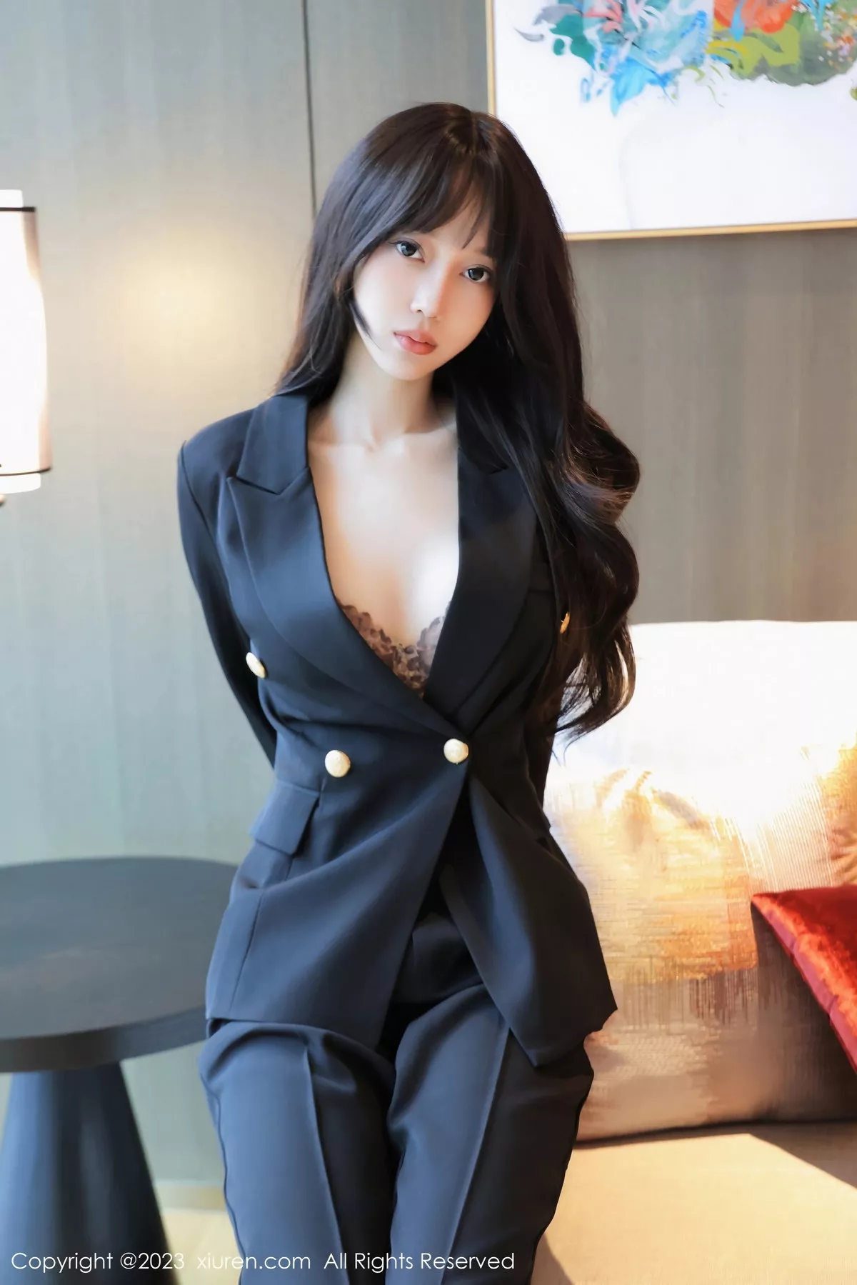 [XiuRen秀人网] 2023.10.13 No.7502 玥儿玥er 制服美腿 [78P] NO.6