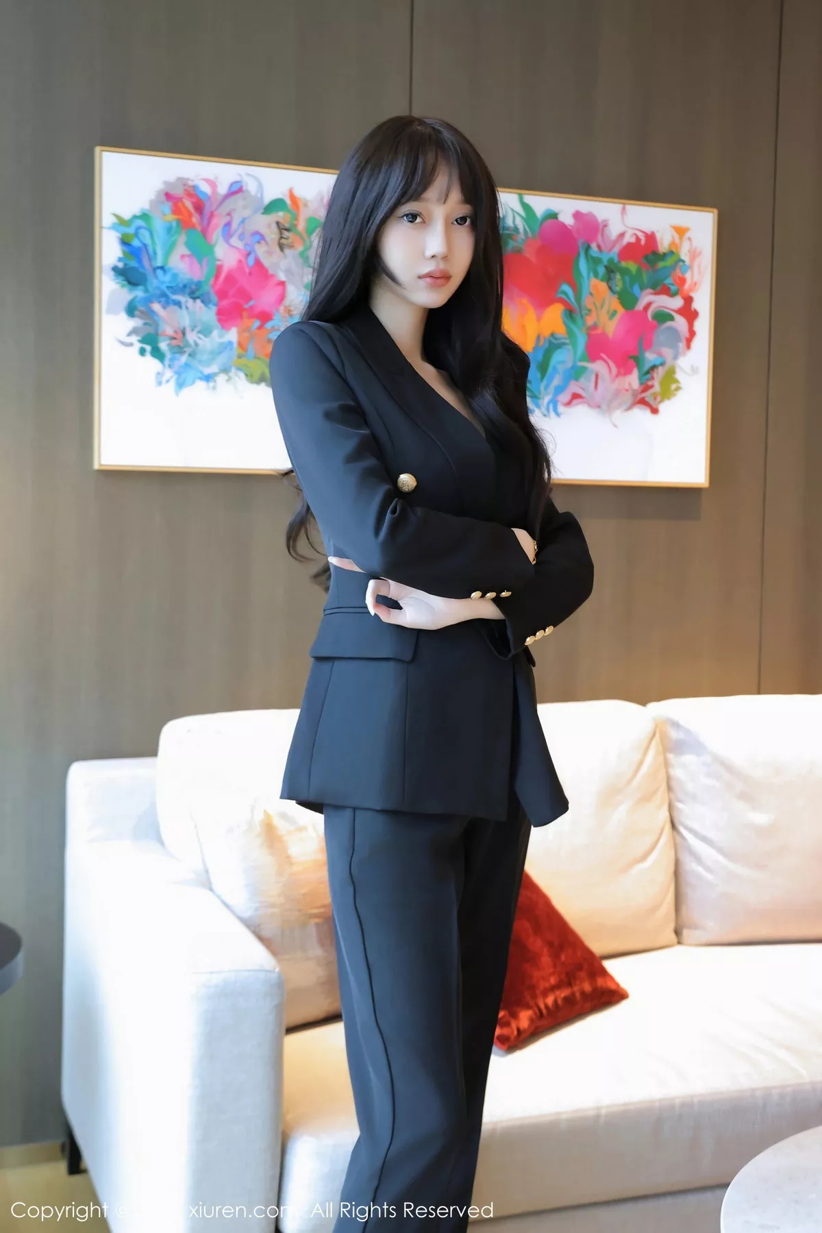 [XiuRen秀人网] 2023.10.13 No.7502 玥儿玥er 制服美腿 [78P] NO.2