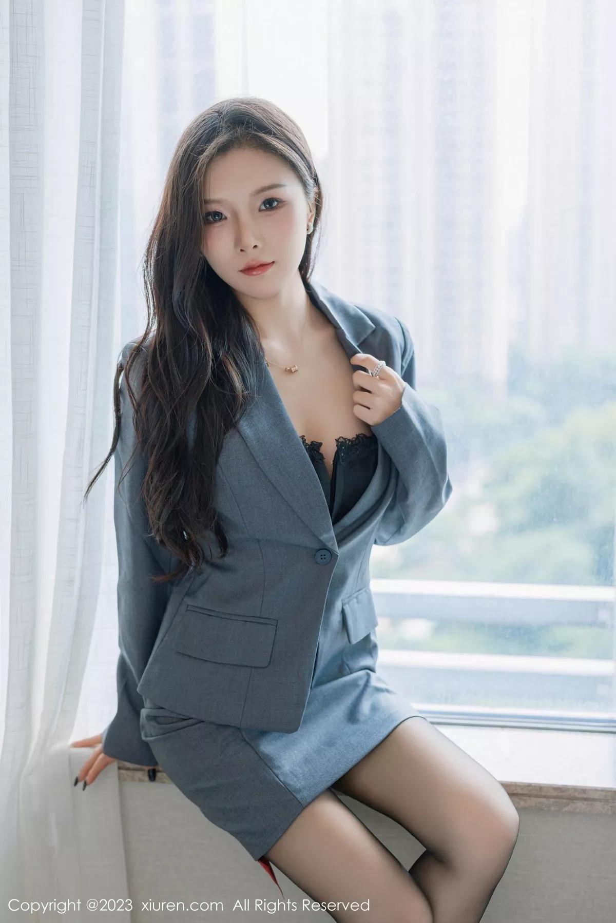 [XiuRen秀人网] 2023.10.16 No.7511 七七kiko 黑丝美腿 [48P] NO.2