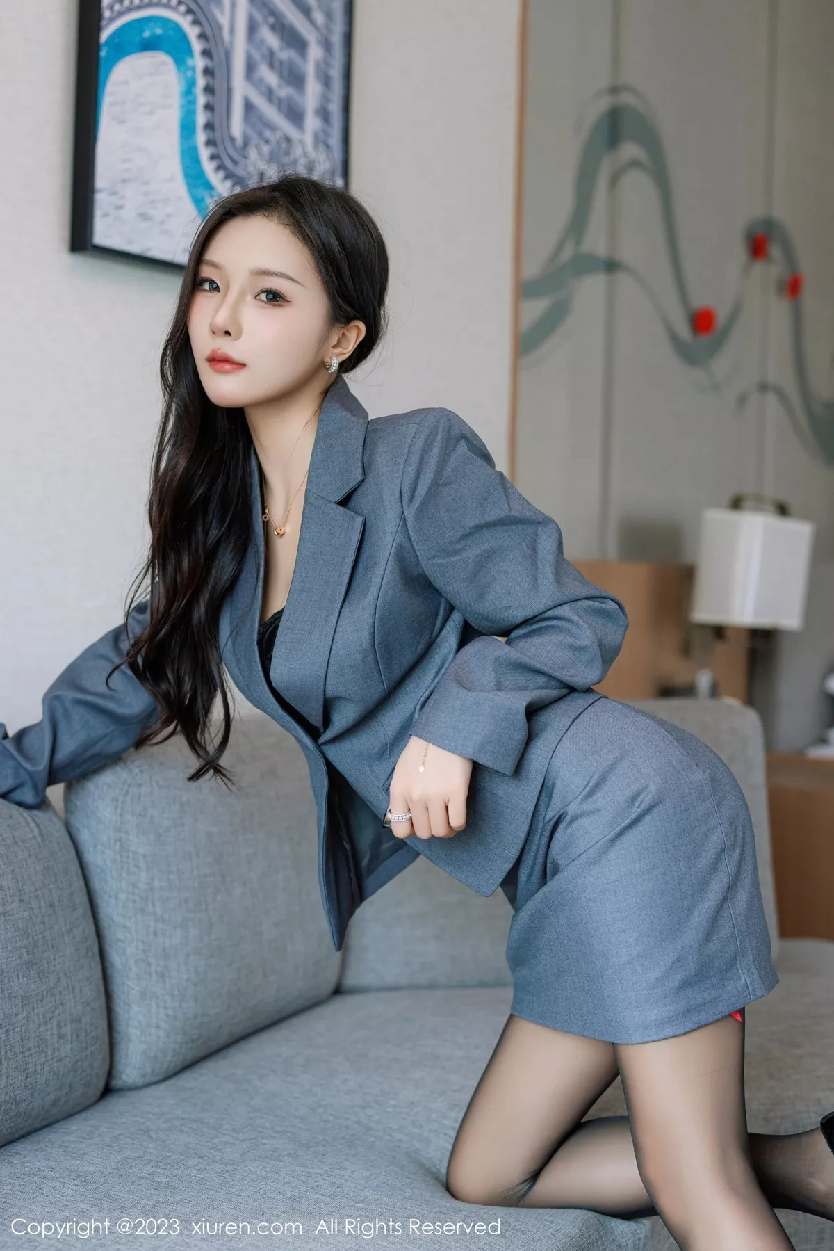 [XiuRen秀人网] 2023.10.16 No.7511 七七kiko 黑丝美腿 [48P] NO.7