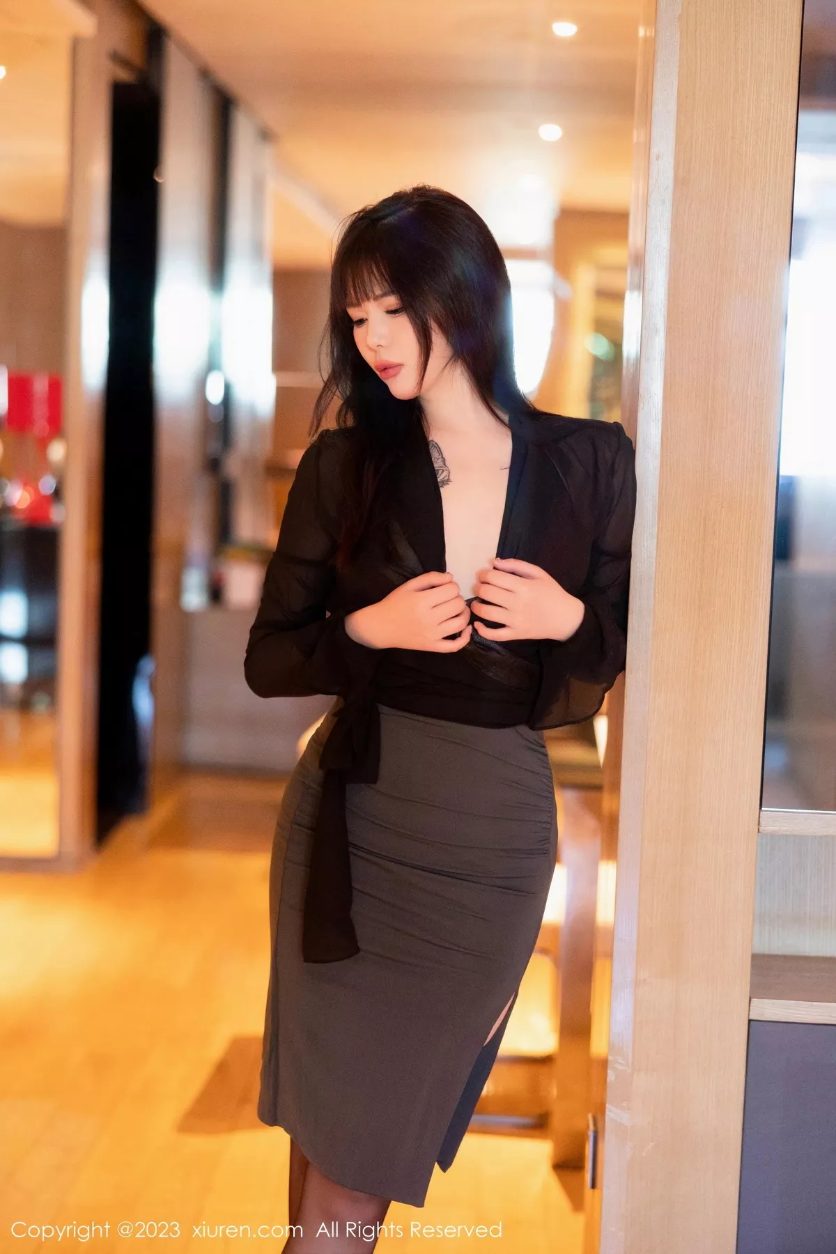 [XiuRen秀人网] 2023.10.18 No.7523 Arude薇薇 黑丝美臀 [83P] NO.12