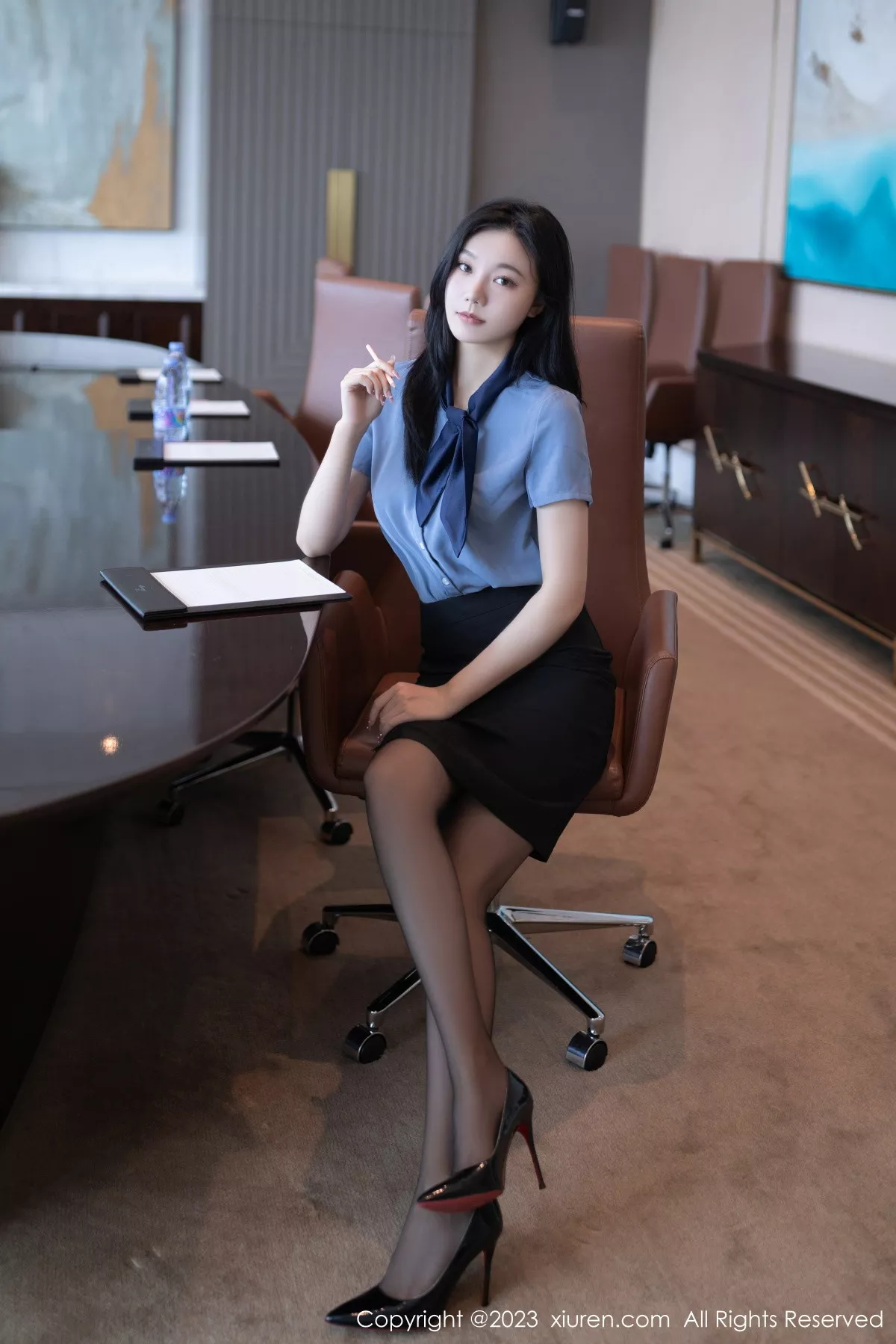 [XiuRen秀人网] 2023.09.19 No.7409 安然anran 黑丝美腿 [79P] NO.4