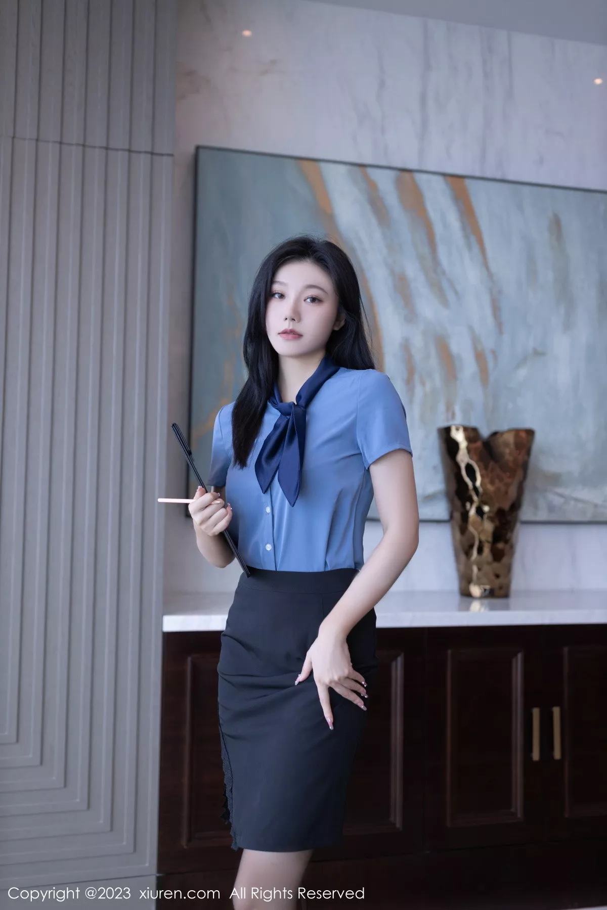 [XiuRen秀人网] 2023.09.19 No.7409 安然anran 黑丝美腿 [79P] NO.3