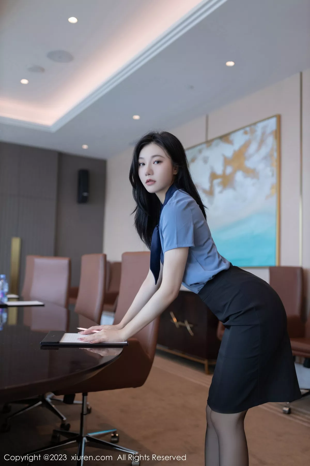 [XiuRen秀人网] 2023.09.19 No.7409 安然anran 黑丝美腿 [79P] NO.2