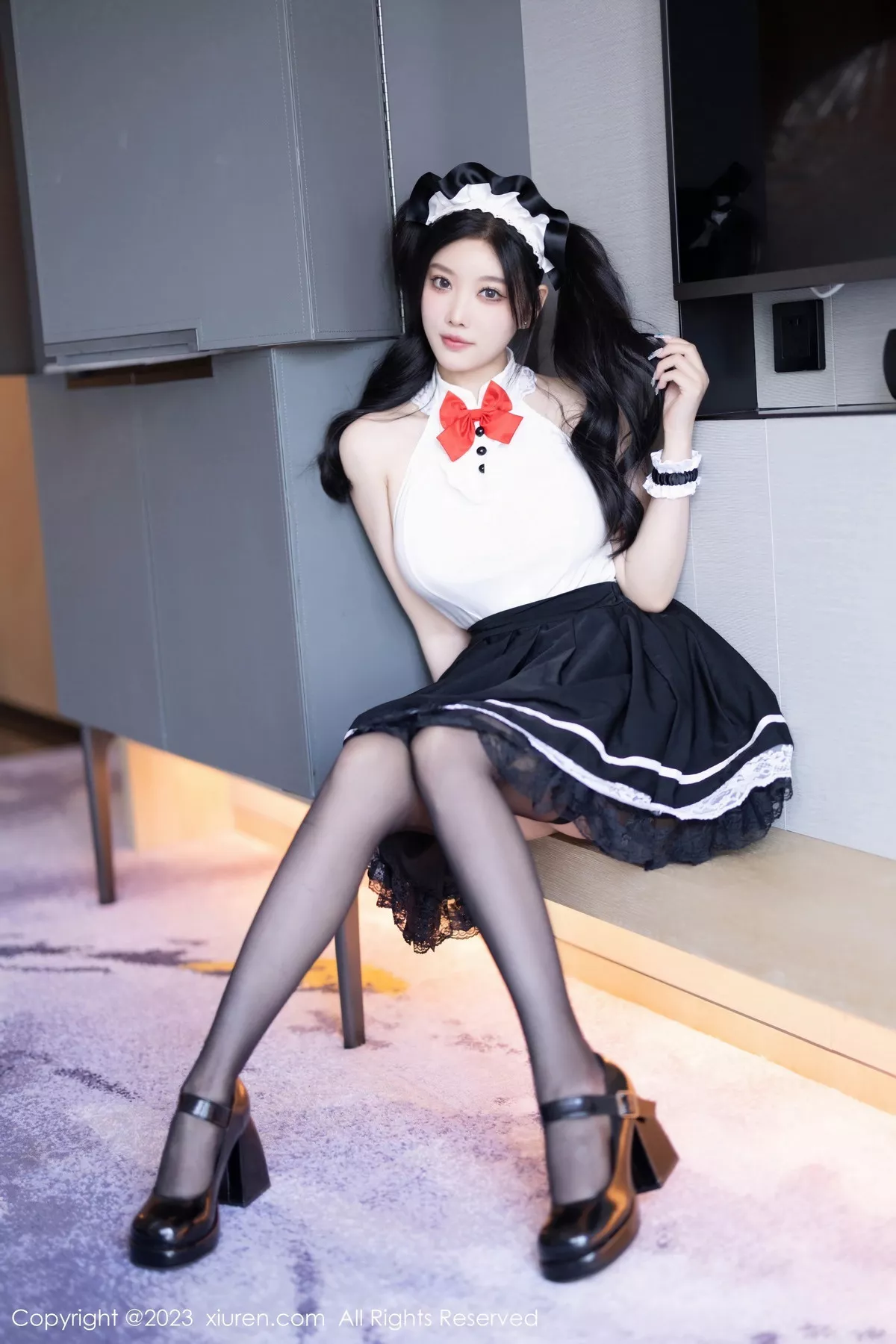 [XiuRen秀人网] 2023.10.31 No.7590 杨晨晨Yome 黑丝美臀 [92P] NO.6