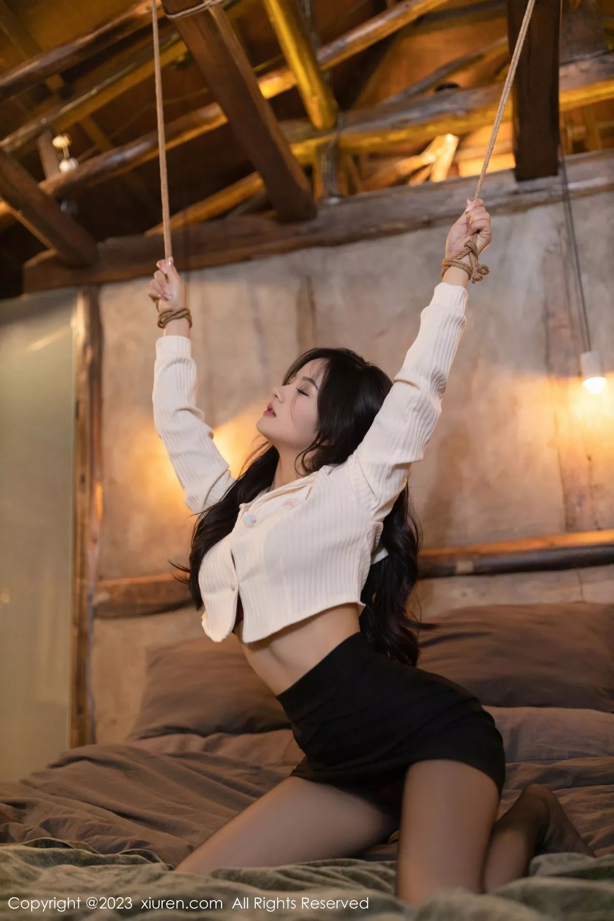 [XiuRen秀人网] 2023.10.31 No.7588 谭小灵 黑丝美腿 [74P] NO.8