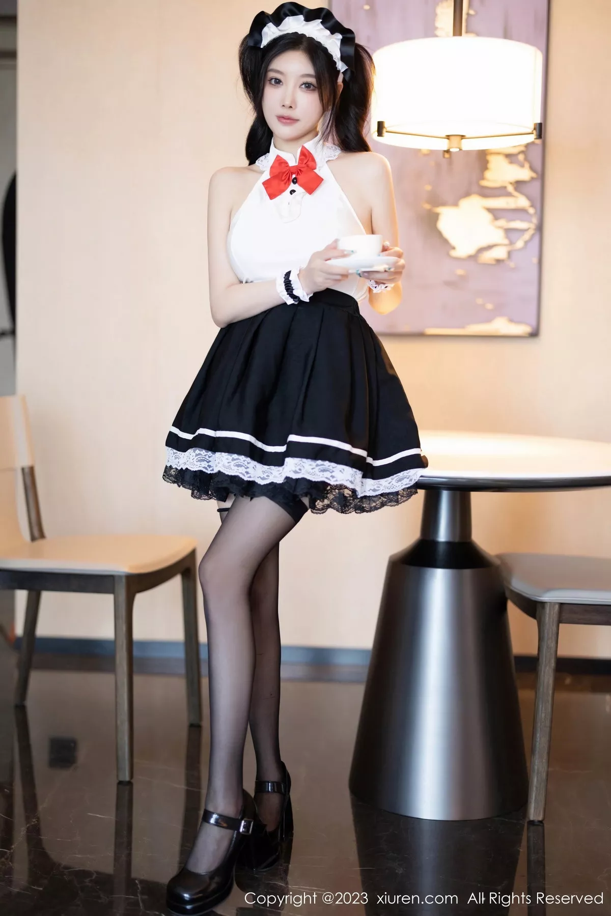 [XiuRen秀人网] 2023.10.31 No.7590 杨晨晨Yome 黑丝美臀 [92P] NO.9