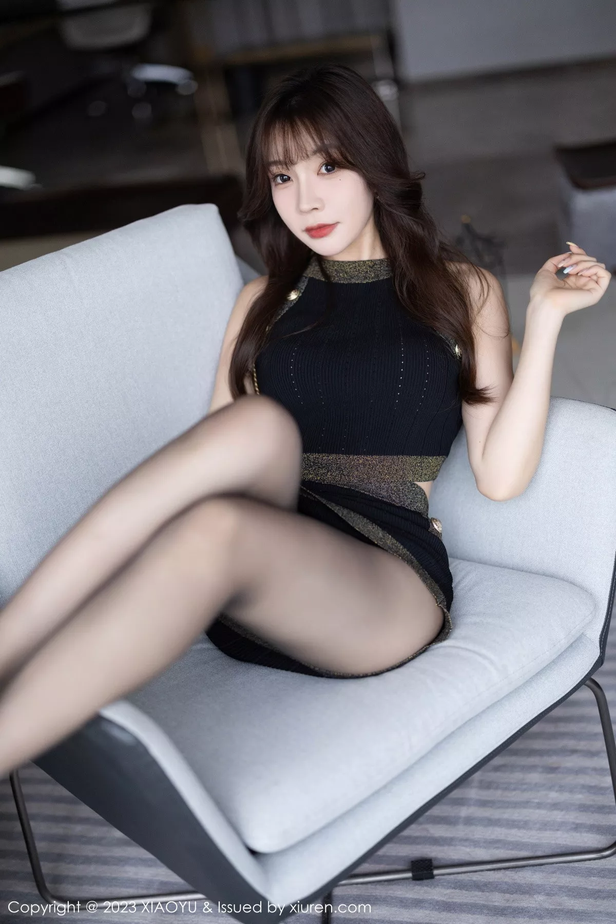 [XIAOYU语画界] 2023.11.01 VOL.1137 徐莉芝Booty 黑丝时尚 [84P] NO.9