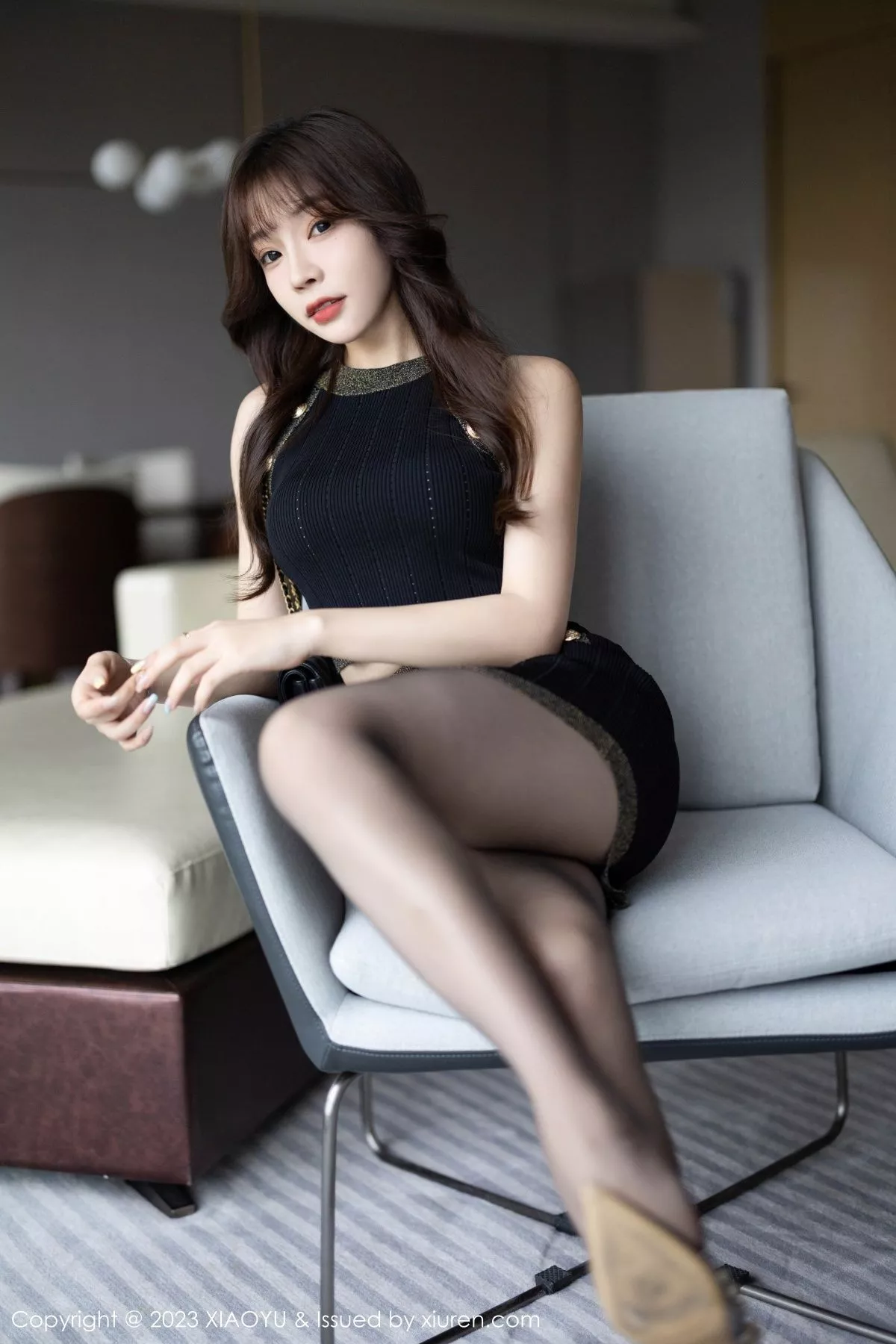 [XIAOYU语画界] 2023.11.01 VOL.1137 徐莉芝Booty 黑丝时尚 [84P] NO.7