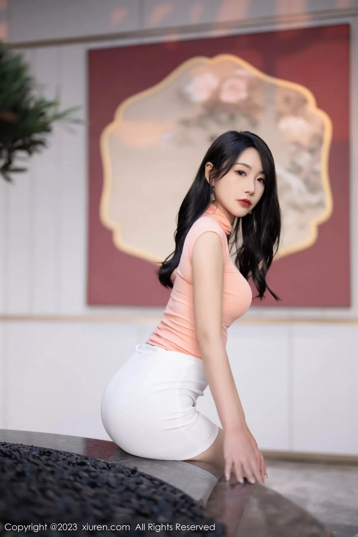 [XiuRen秀人网] 2023.11.06 No.7619 苏苏阿 短裙美腿 [91P] NO.8