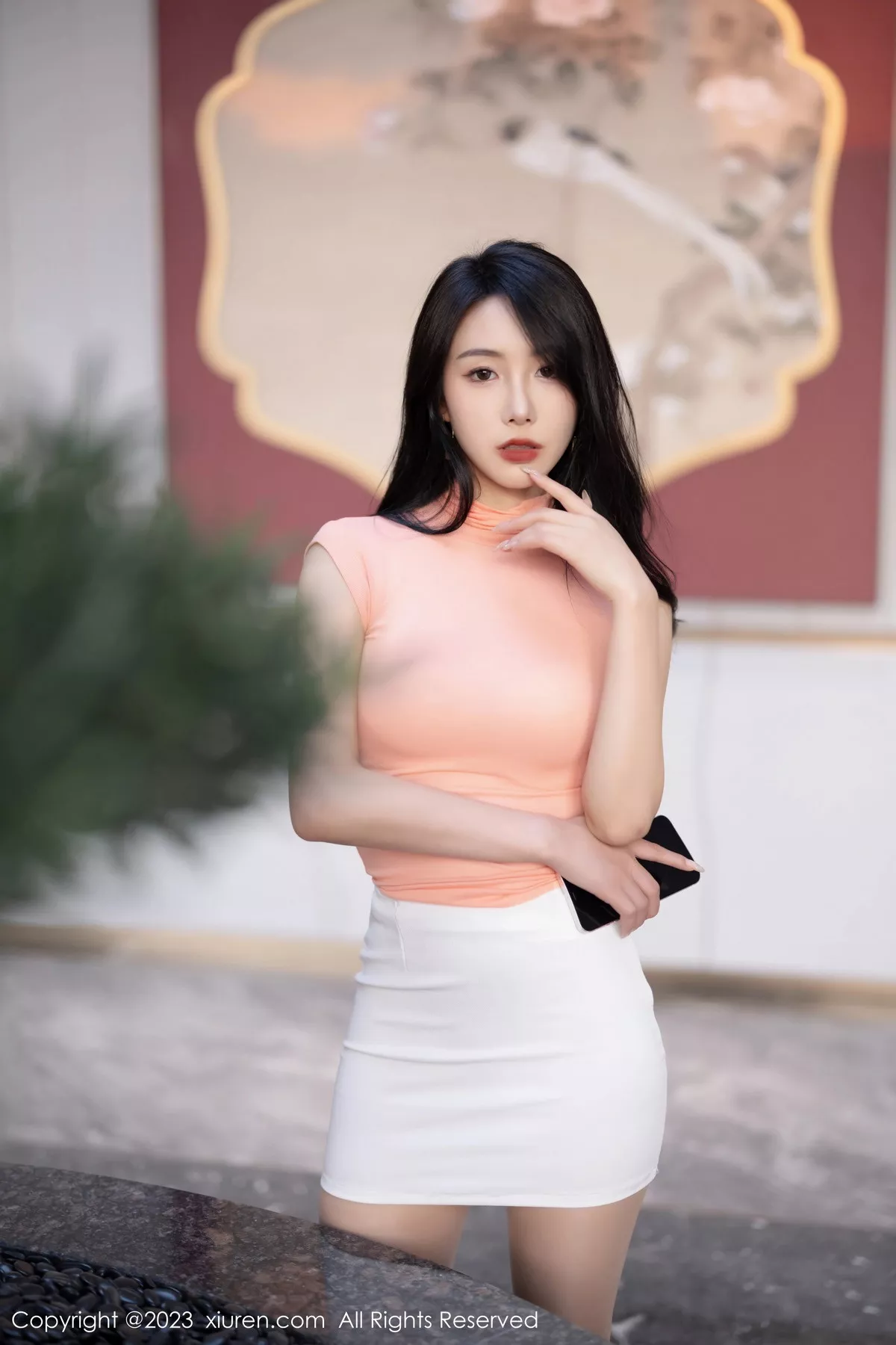 [XiuRen秀人网] 2023.11.06 No.7619 苏苏阿 短裙美腿 [91P] NO.6