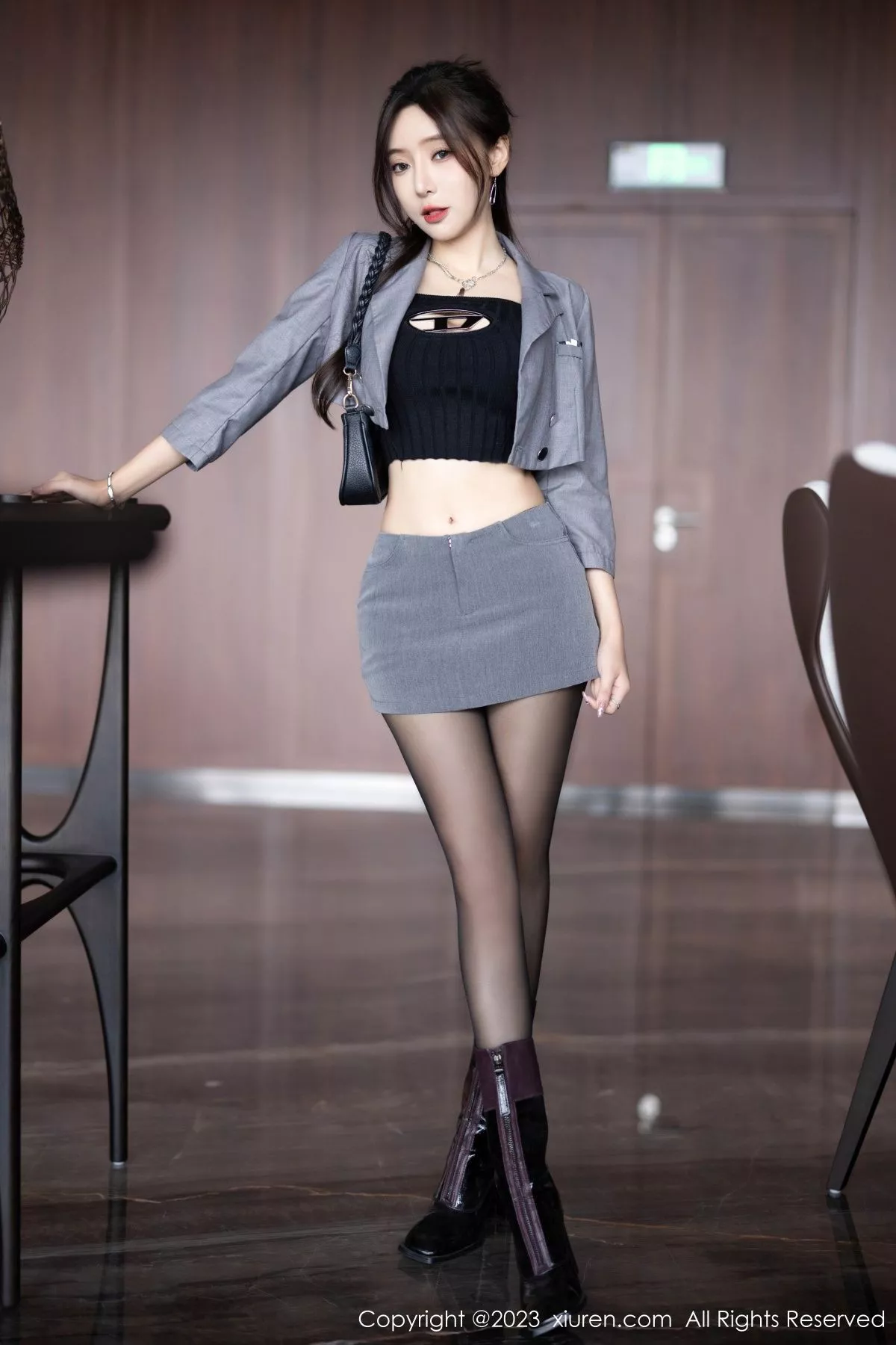 [XiuRen秀人网] 2023.10.20 No.7545 王馨瑶yanni 黑丝美腿 [83P] NO.4