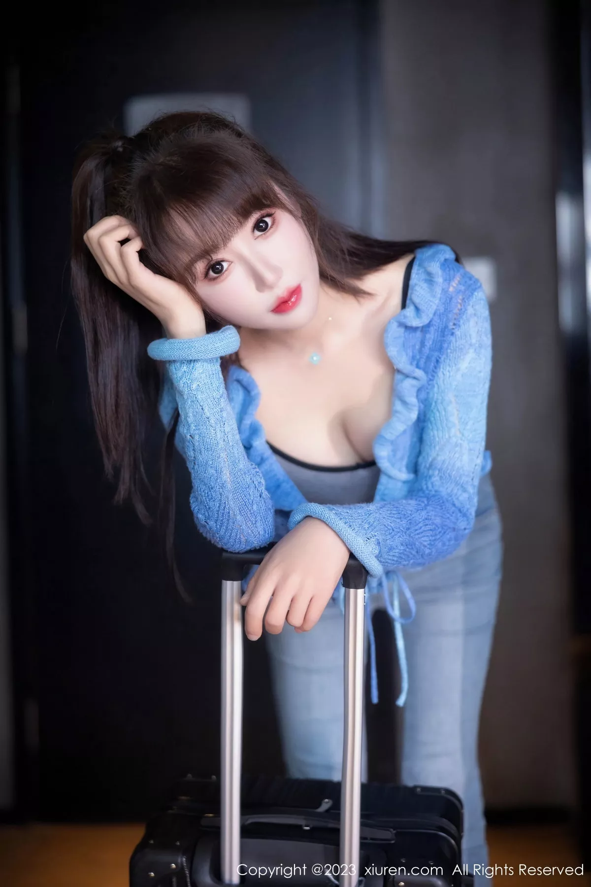 [XiuRen秀人网] 2023.10.20 No.7540 白笑笑 牛仔裤美腿 [80P] NO.9