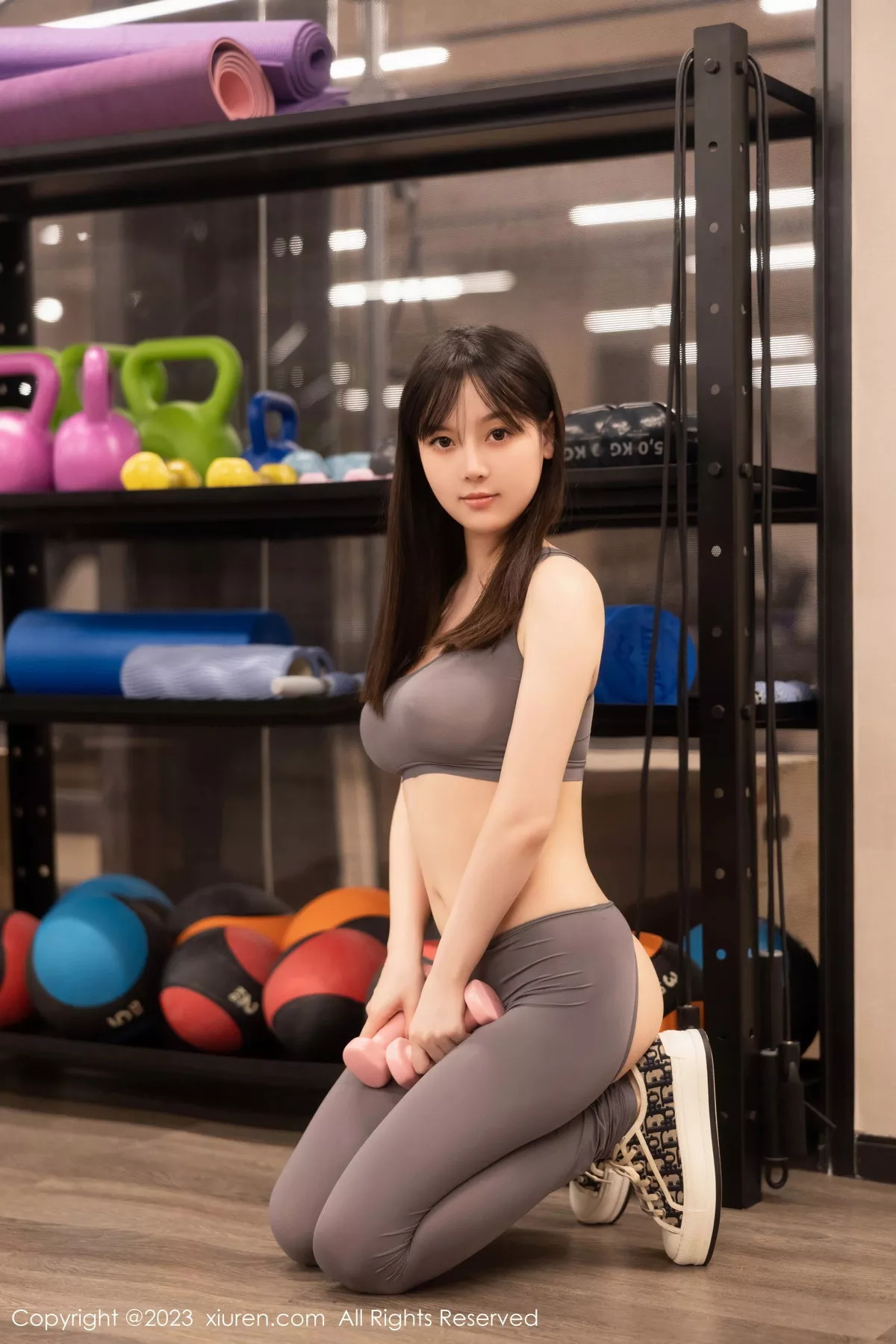 [XiuRen秀人网] 2023.10.20 No.7543 豆瓣酱 运动美腿 [82P] NO.9