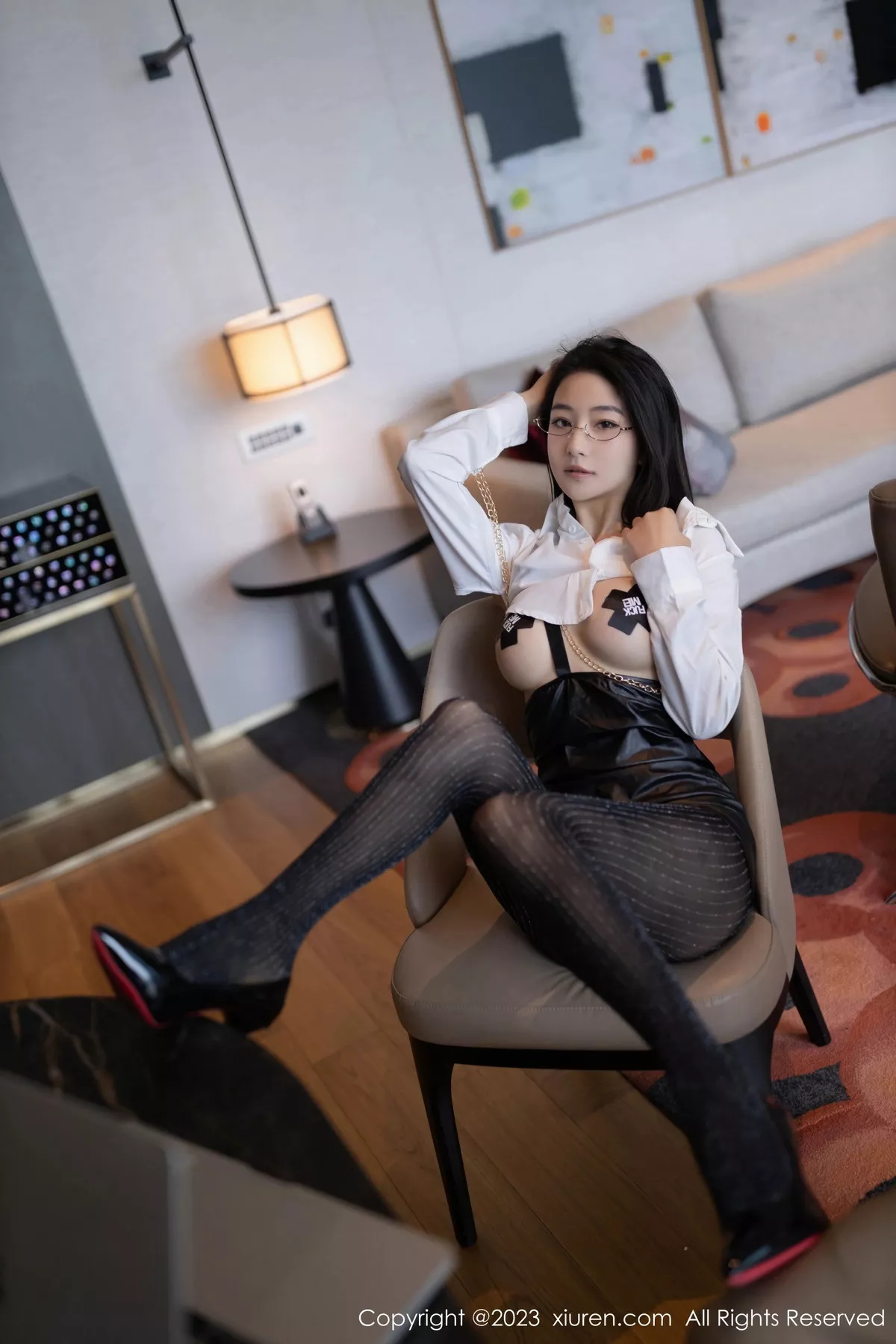 [XiuRen秀人网] 2023.10.23 No.7547 熊小诺 短裙黑丝 [78P] NO.11