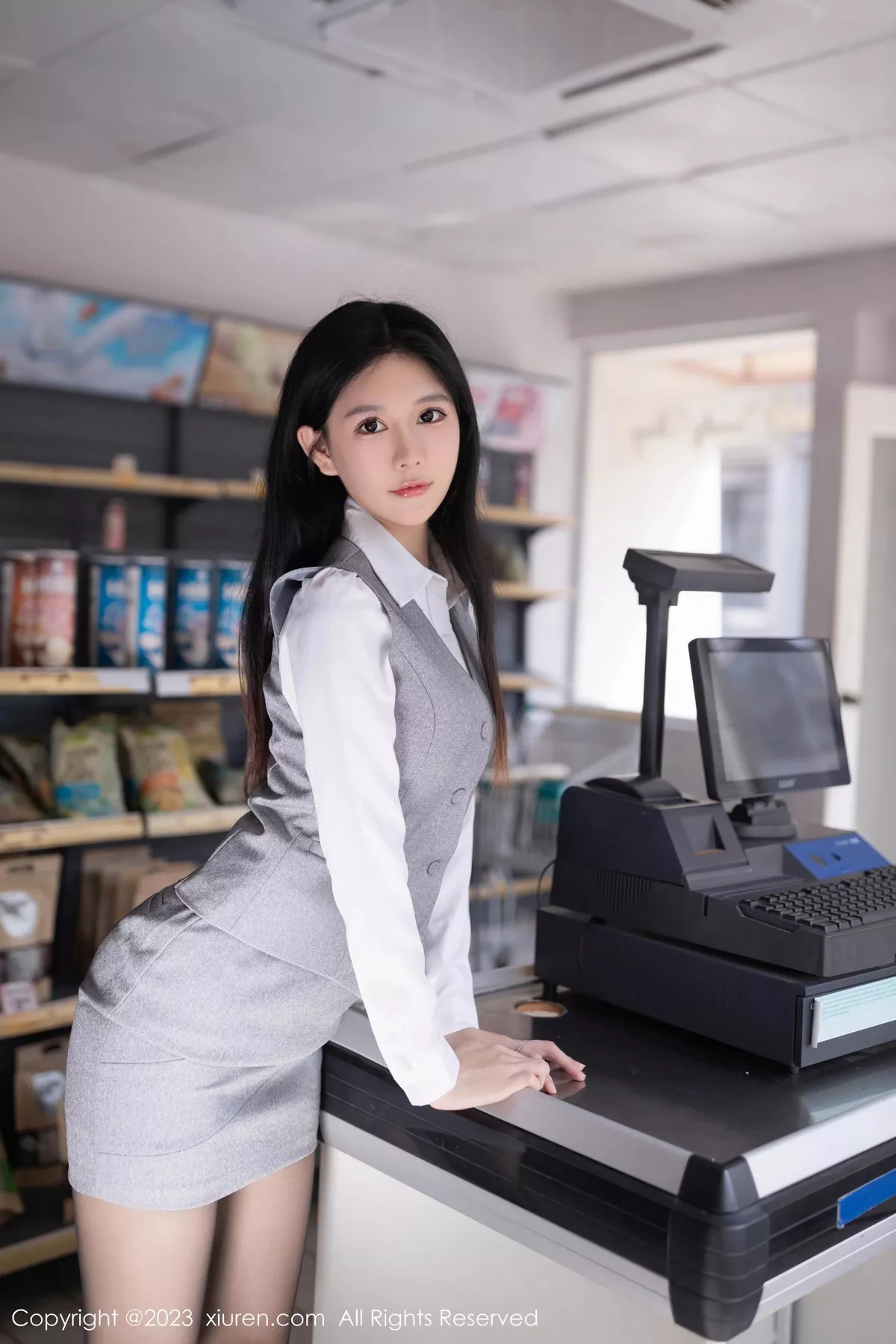 [XiuRen秀人网] 2023.11.17 No.7684 幼幼 制服美腿 [80P] NO.8