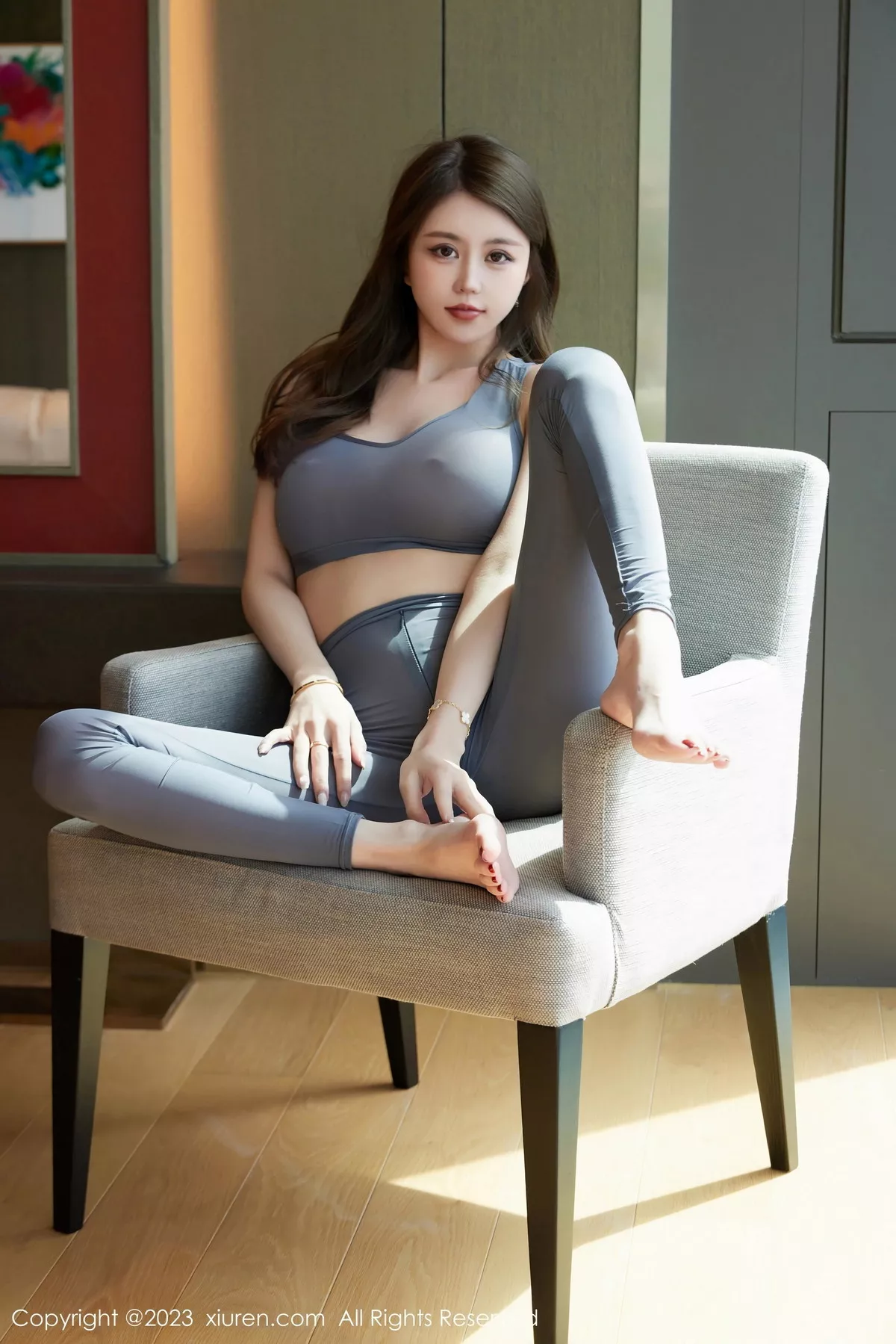 [XiuRen秀人网] 2023.10.25 No.7557 tina_甜仔 美腿瑜伽服 [64P] NO.12