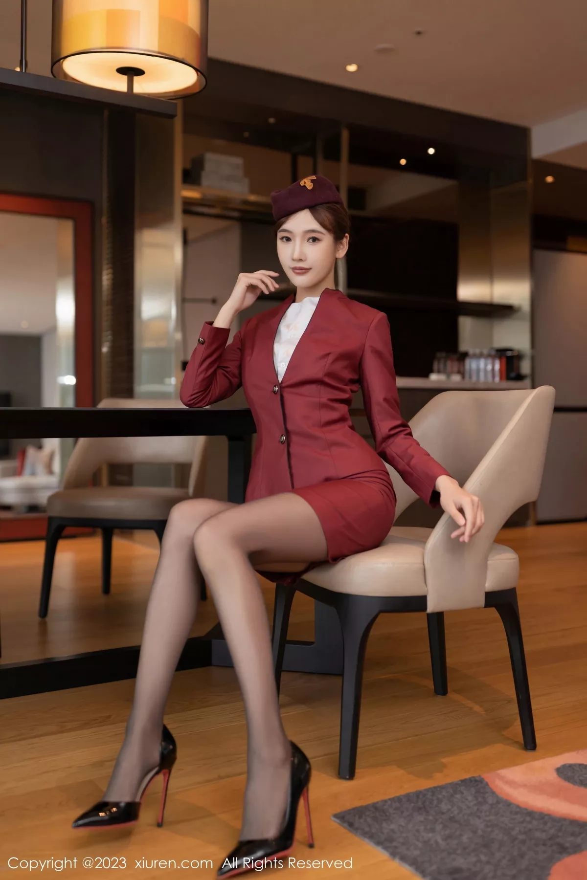 [XiuRen秀人网] 2023.10.26 No.7569 陆萱萱 黑丝美腿 [80P] NO.8