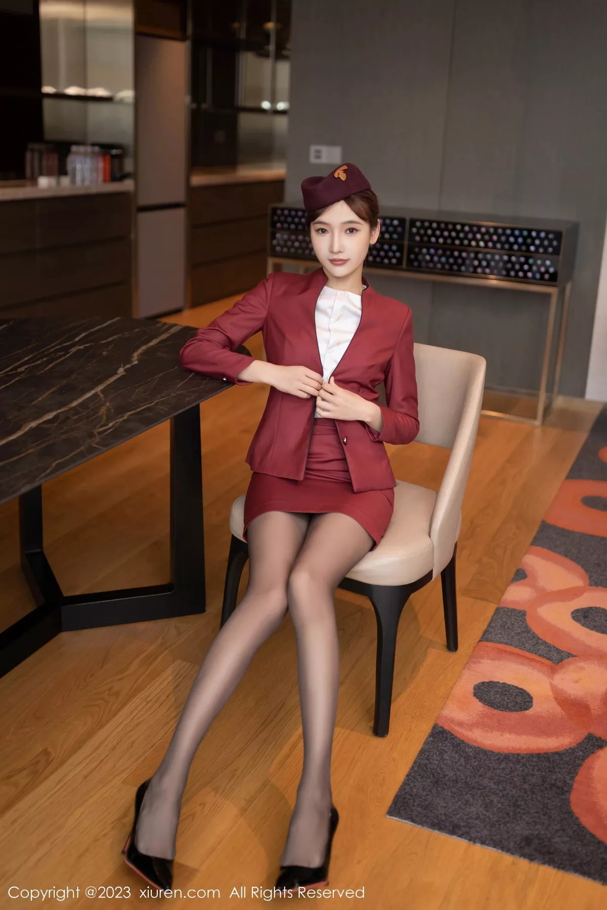 [XiuRen秀人网] 2023.10.26 No.7569 陆萱萱 黑丝美腿 [80P] NO.9