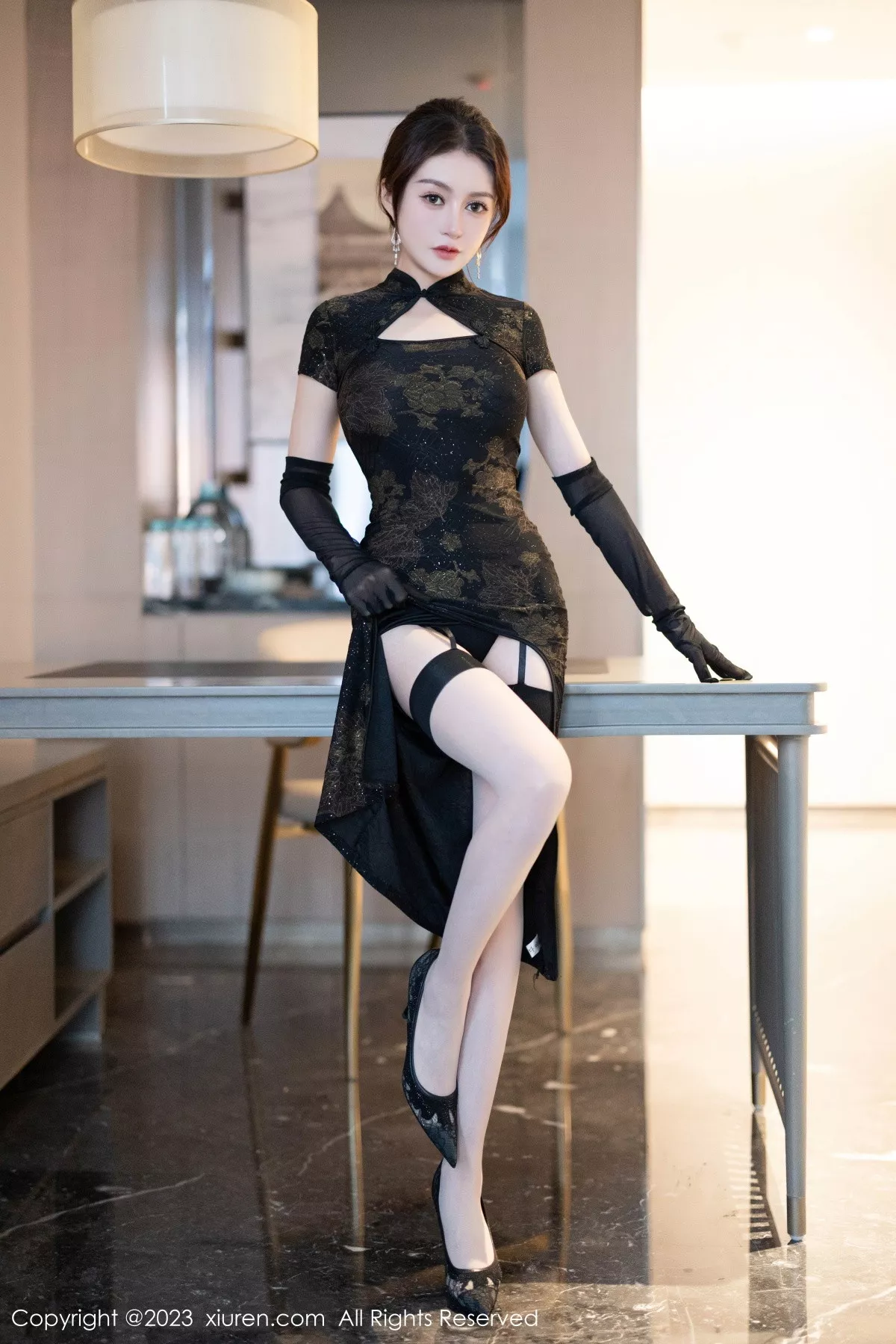 [XiuRen秀人网] 2023.11.20 No.7688 唐宁宁 旗袍美腿 [81P] NO.12