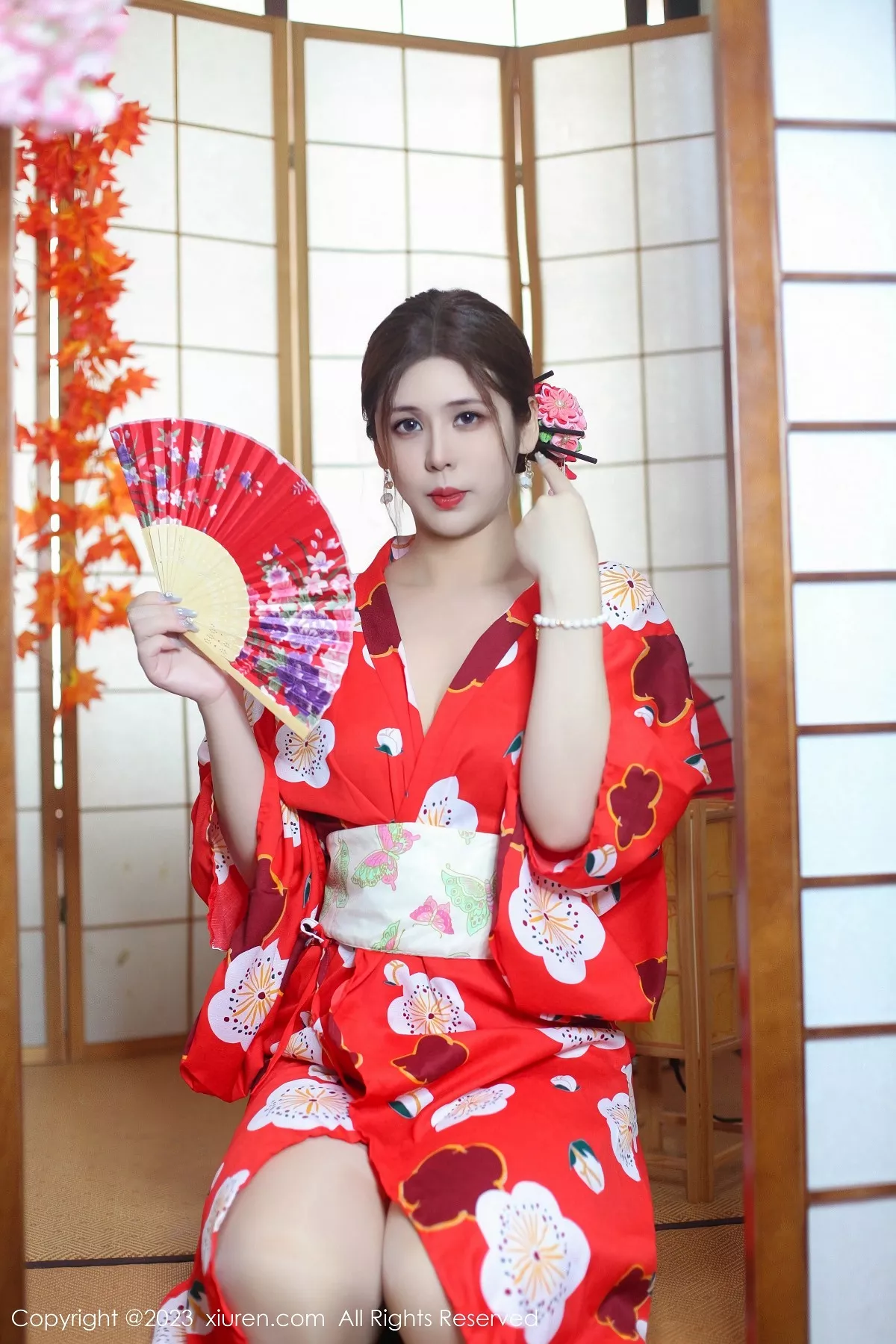 [XiuRen秀人网] 2023.11.29 No.7736 月野兔美妞 和服美腿 [54P] NO.10