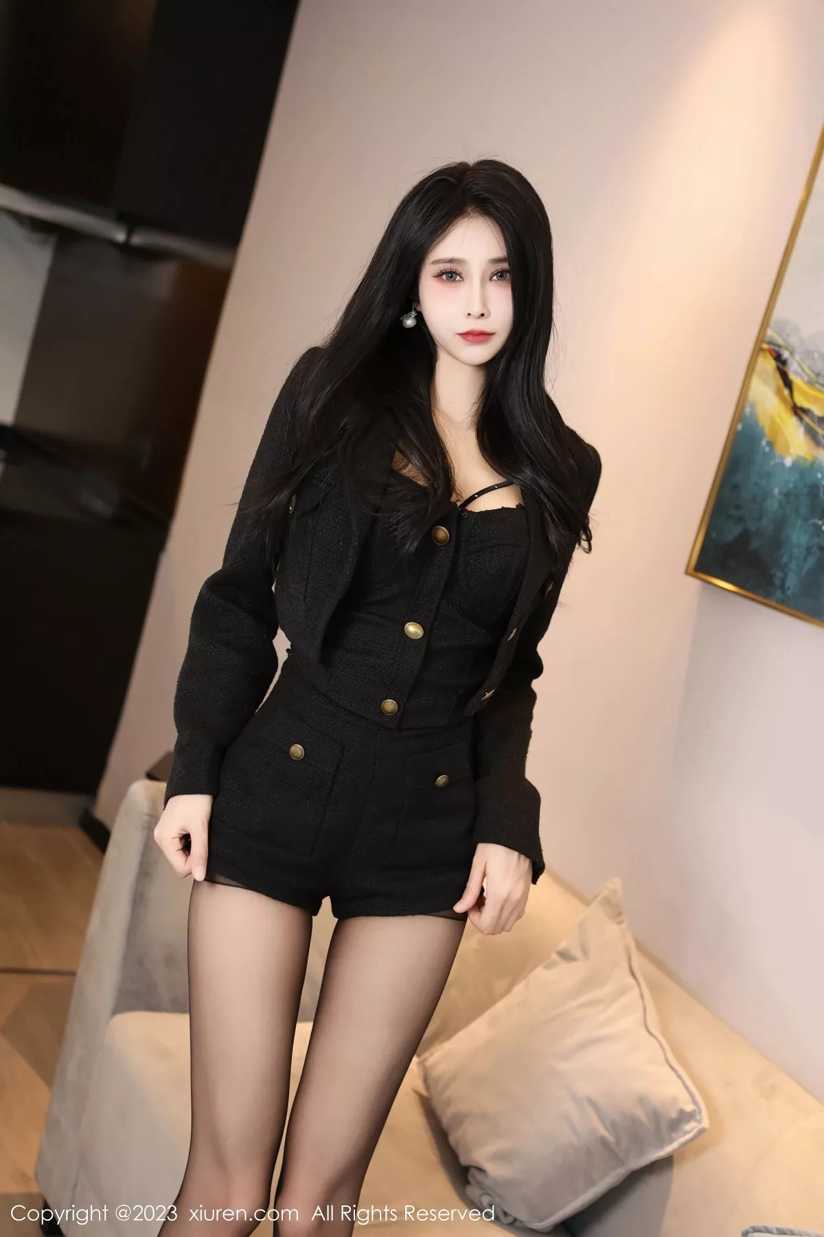 [XiuRen秀人网] 2023.11.29 No.7735 草莓mm 黑丝美腿 [78P] NO.9