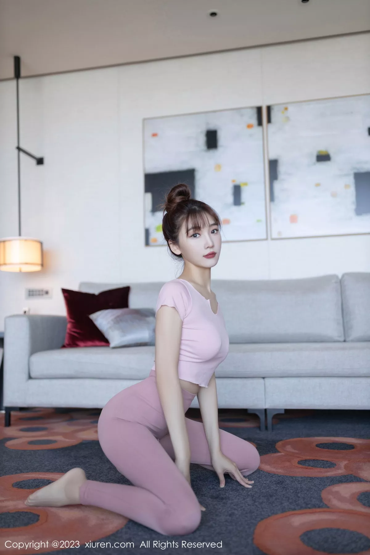 [XiuRen秀人网] 2023.11.30 No.7746 陆萱萱 美腿瑜伽服 [80P] NO.3