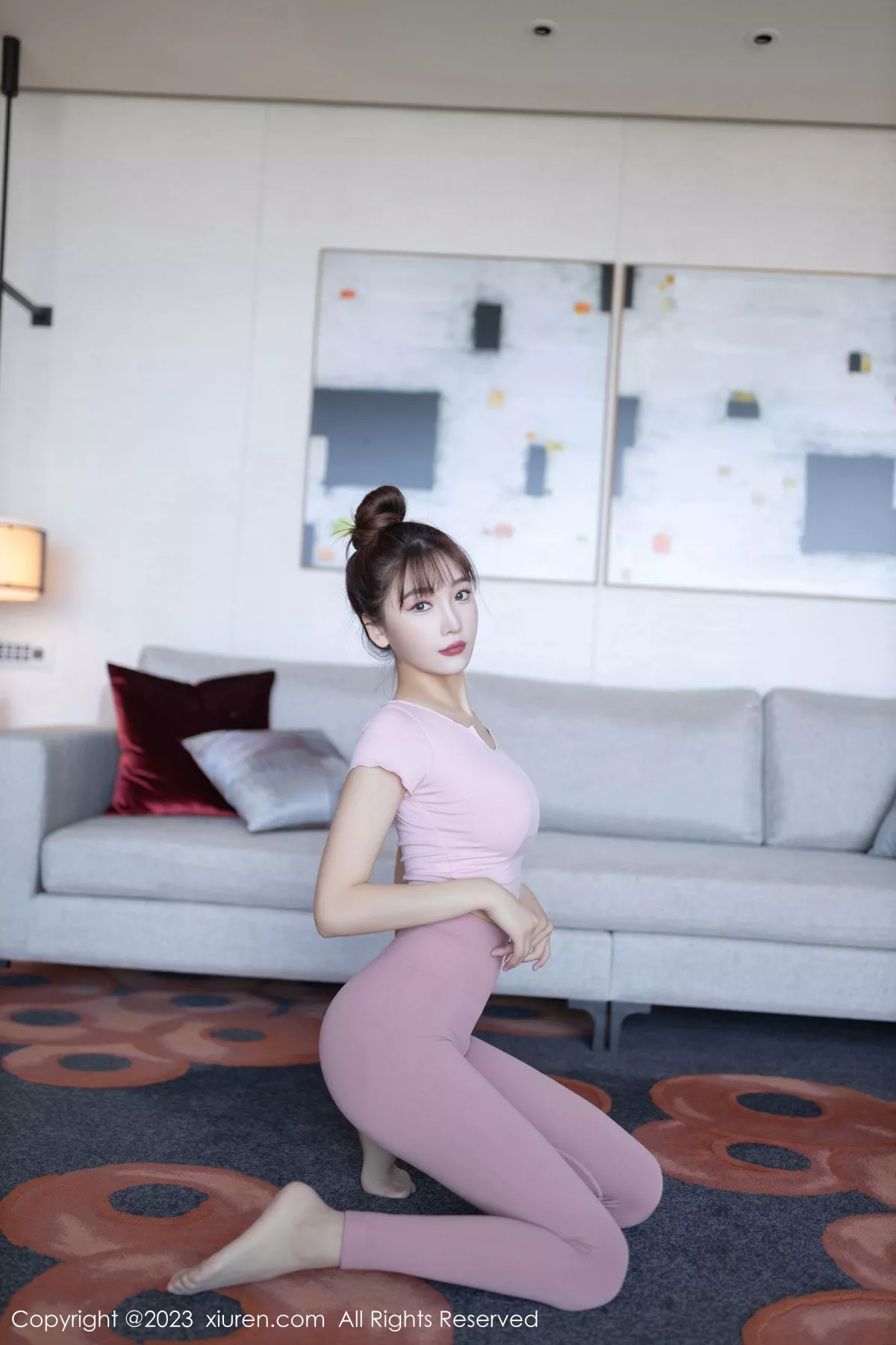 [XiuRen秀人网] 2023.11.30 No.7746 陆萱萱 美腿瑜伽服 [80P] NO.2