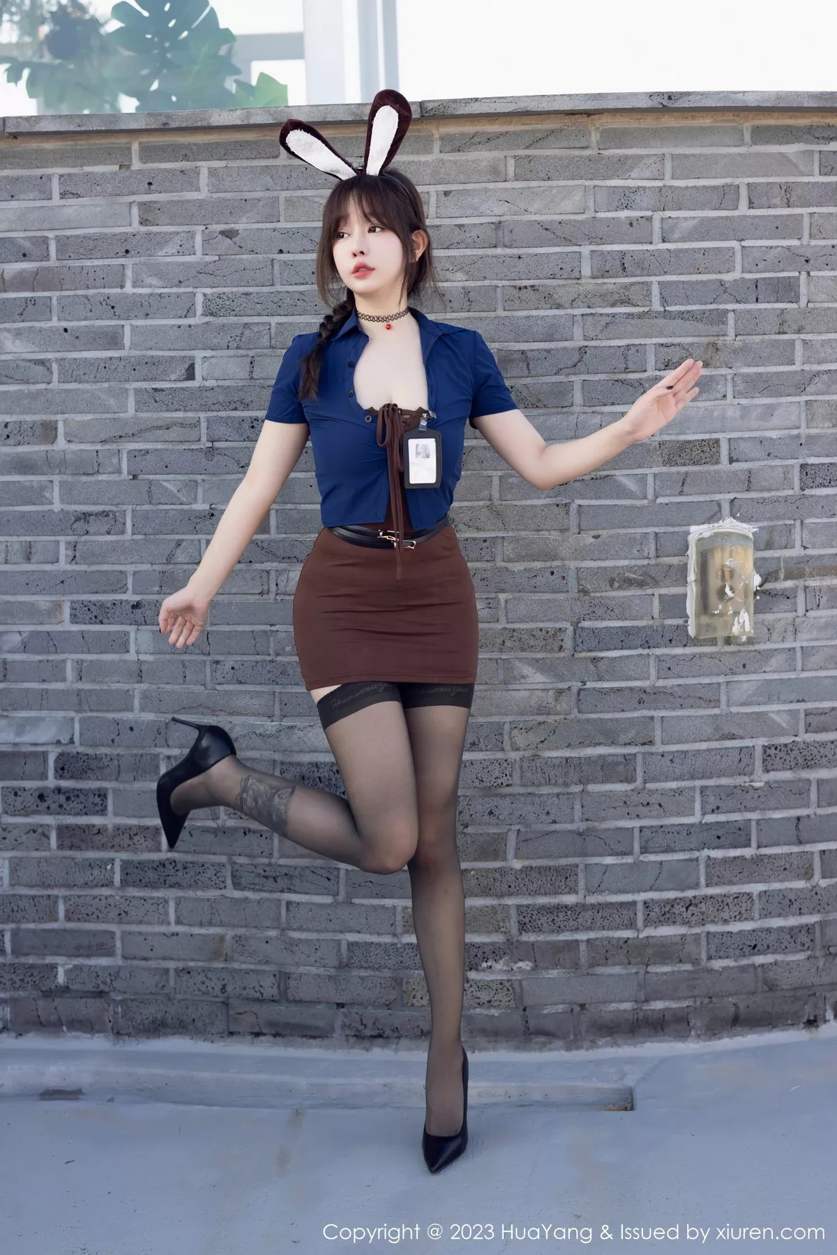 [HuaYang花漾] 2023.12.01 VOL.555 王雨纯 黑丝美臀 [113P] NO.3