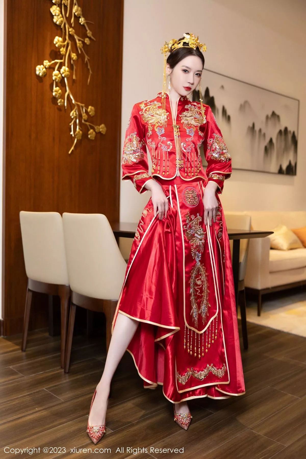 [XiuRen秀人网] 2023.12.05 No.7766 梦心玥 婚嫁美腿 [88P] NO.5