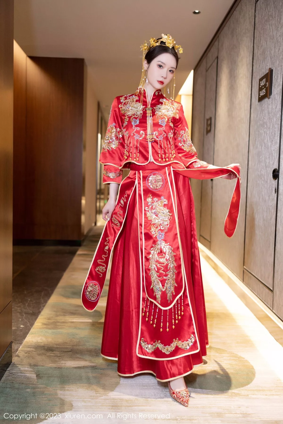 [XiuRen秀人网] 2023.12.05 No.7766 梦心玥 婚嫁美腿 [88P] NO.3