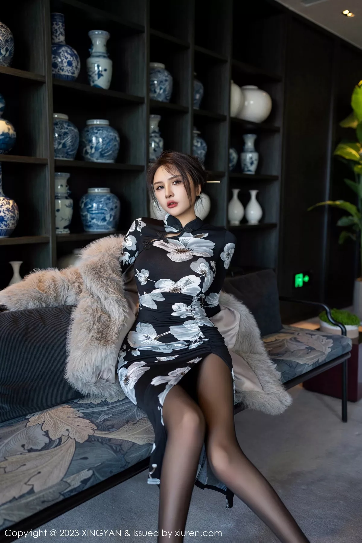 [XINGYAN星颜社] 2023.12.07 VOL.221 Emily尹菲 黑丝美臀 [81P] NO.6