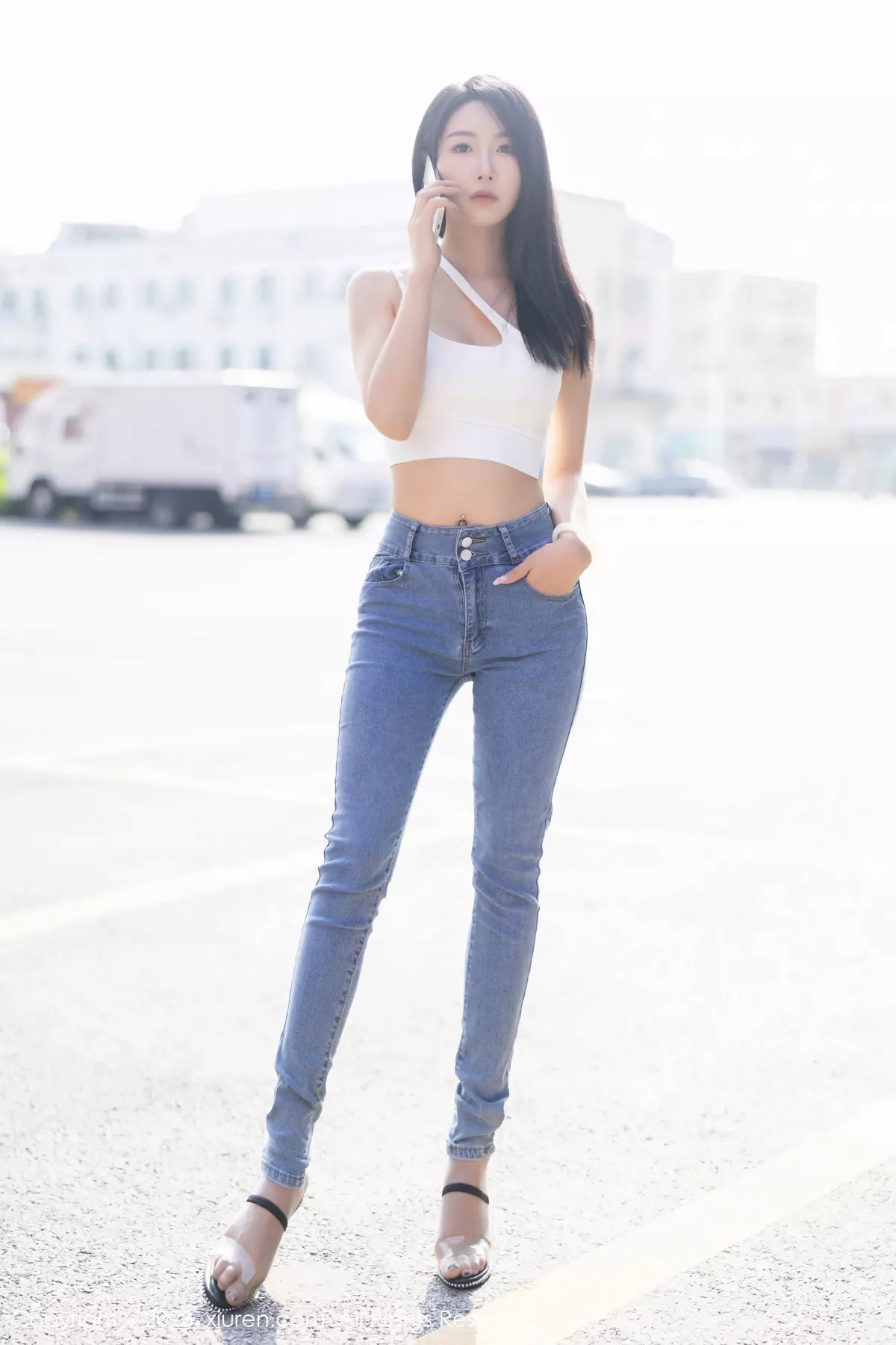 [XiuRen秀人网] 2023.12.08 No.7781 苏苏阿 时尚牛仔裤 [95P] NO.6