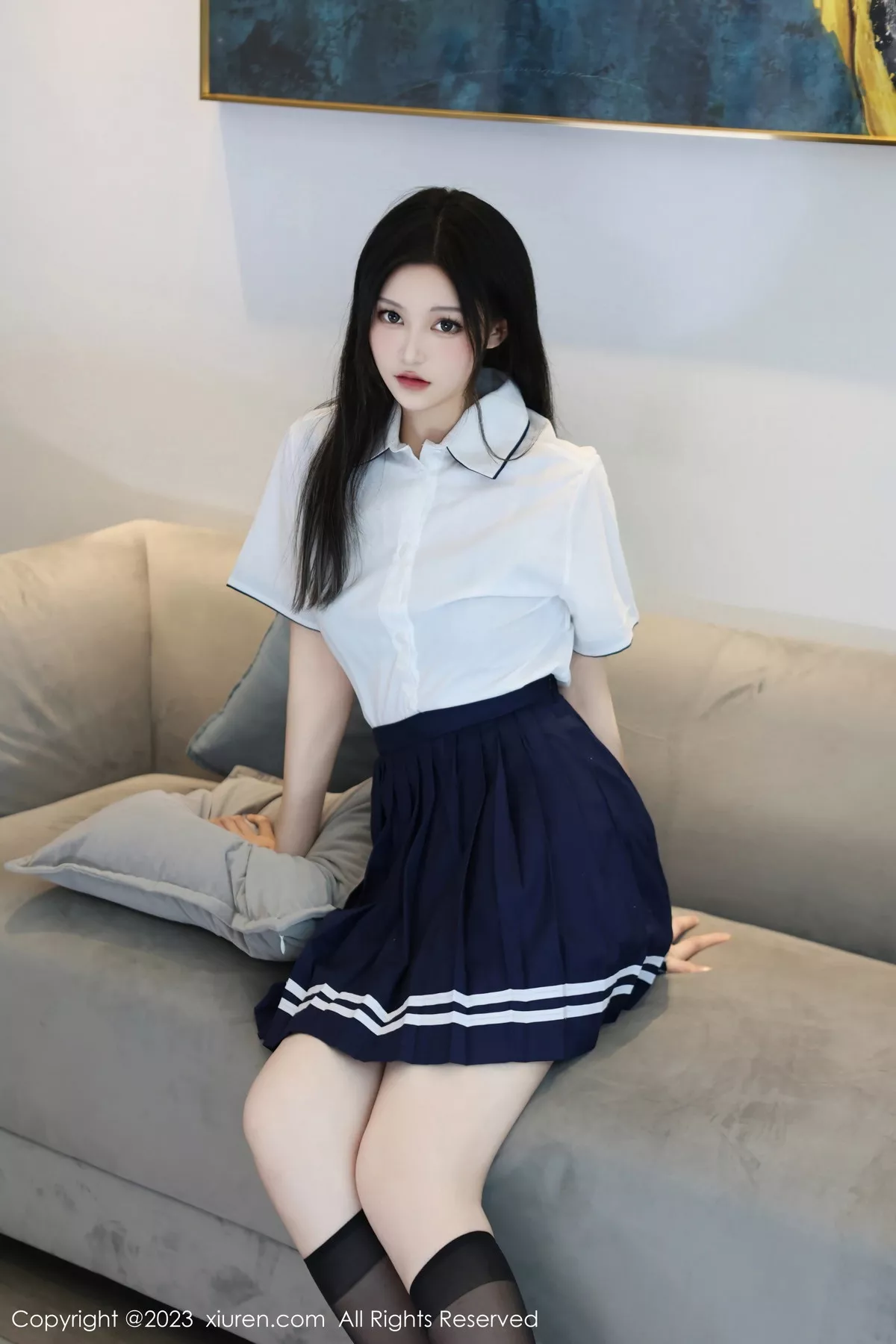 [XiuRen秀人网] 2023.11.22 No.7697 大橘BBKira 丝袜短裙 [66P] NO.12