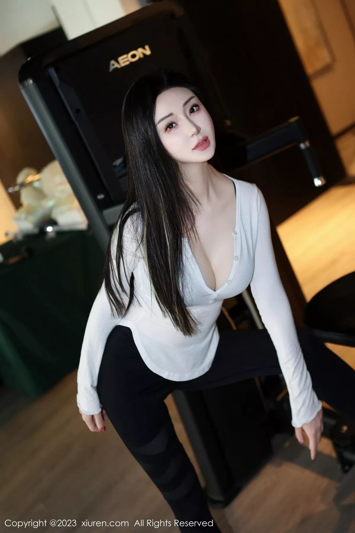 [XiuRen秀人网] 2023.11.23 No.7705 田兮白 运动美腿 [89P] NO.8