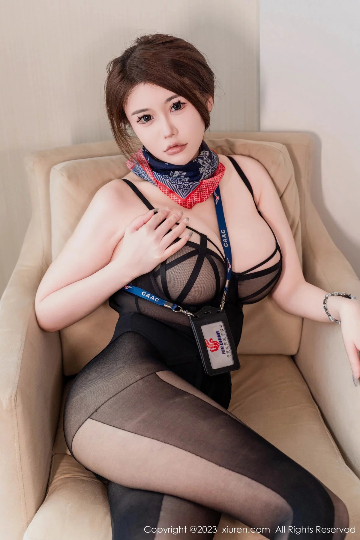 [XiuRen秀人网] 2023.12.28 No.7879 甜妮 黑丝美腿 [64P] NO.6