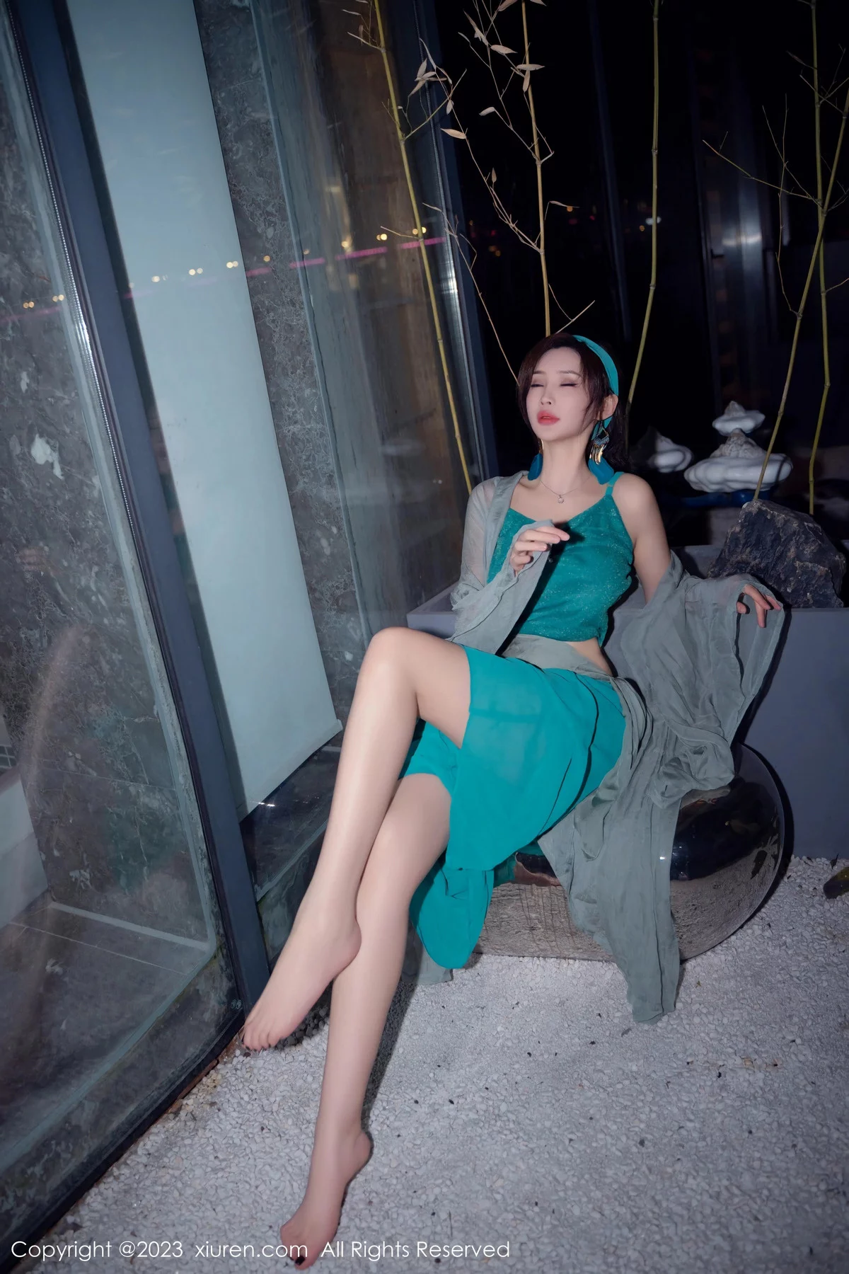 [XiuRen秀人网] 2023.12.29 No.7886 Carol周妍希 温泉美腿 [58P] NO.10