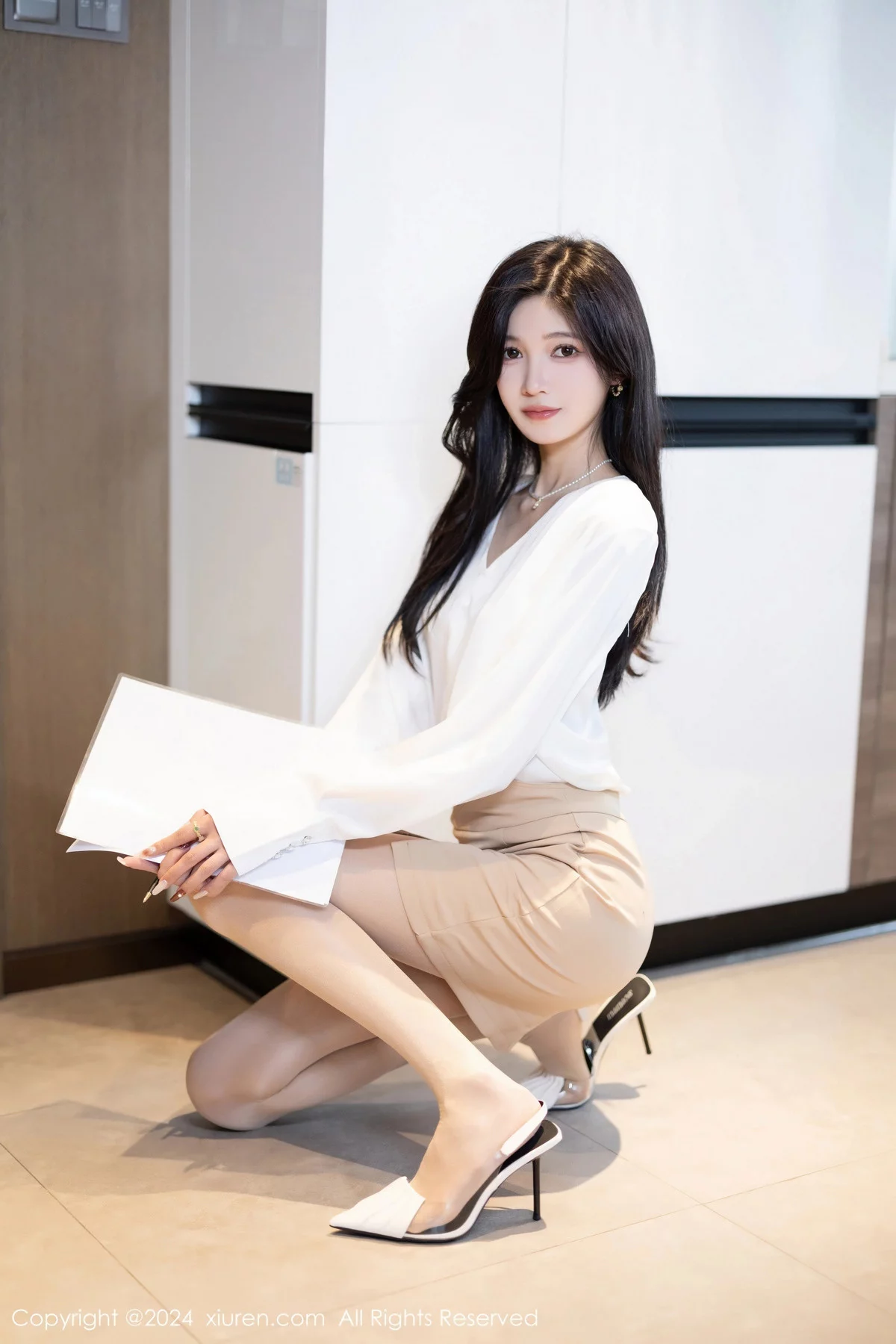 [XiuRen秀人网] 2024.01.03 No.7906 程程程- 丝袜美腿 [82P] NO.8