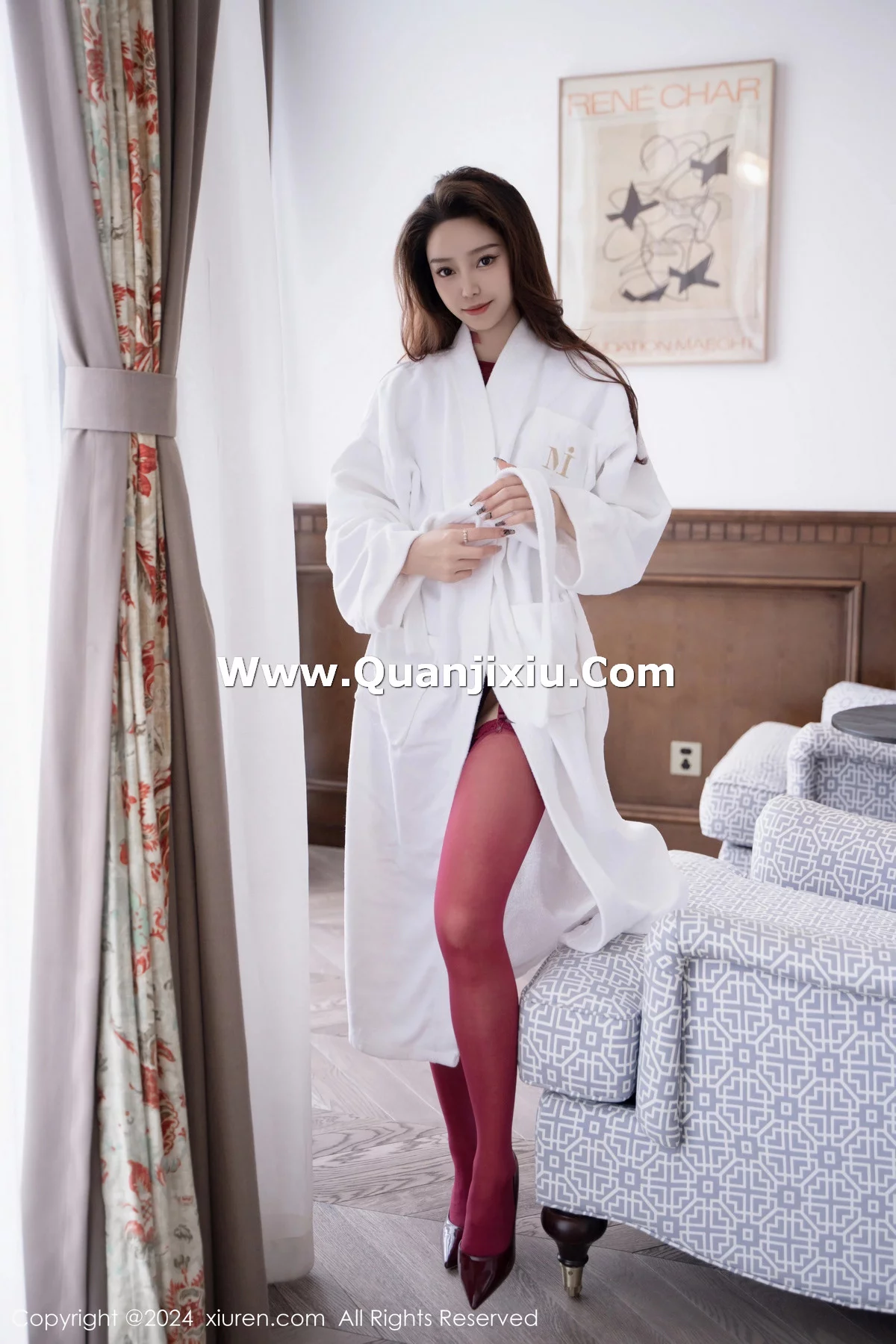 [XiuRen秀人网] 2024.01.04 No.7910 苏曼兮 丝袜美腿 [82P] NO.8