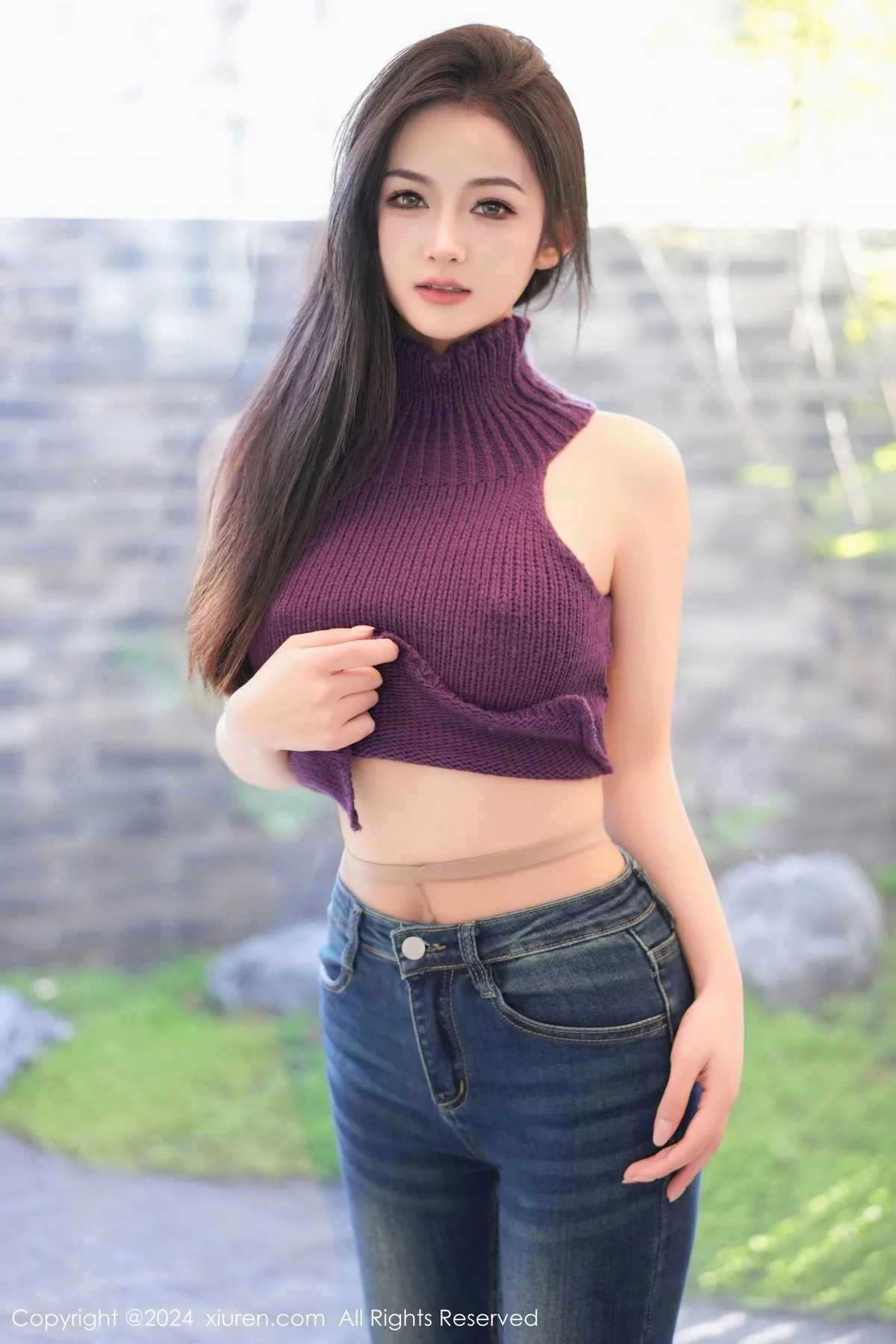 [XiuRen秀人网] 2024.01.05 No.7918 谭小灵 牛仔裤美腿 [75P] NO.2