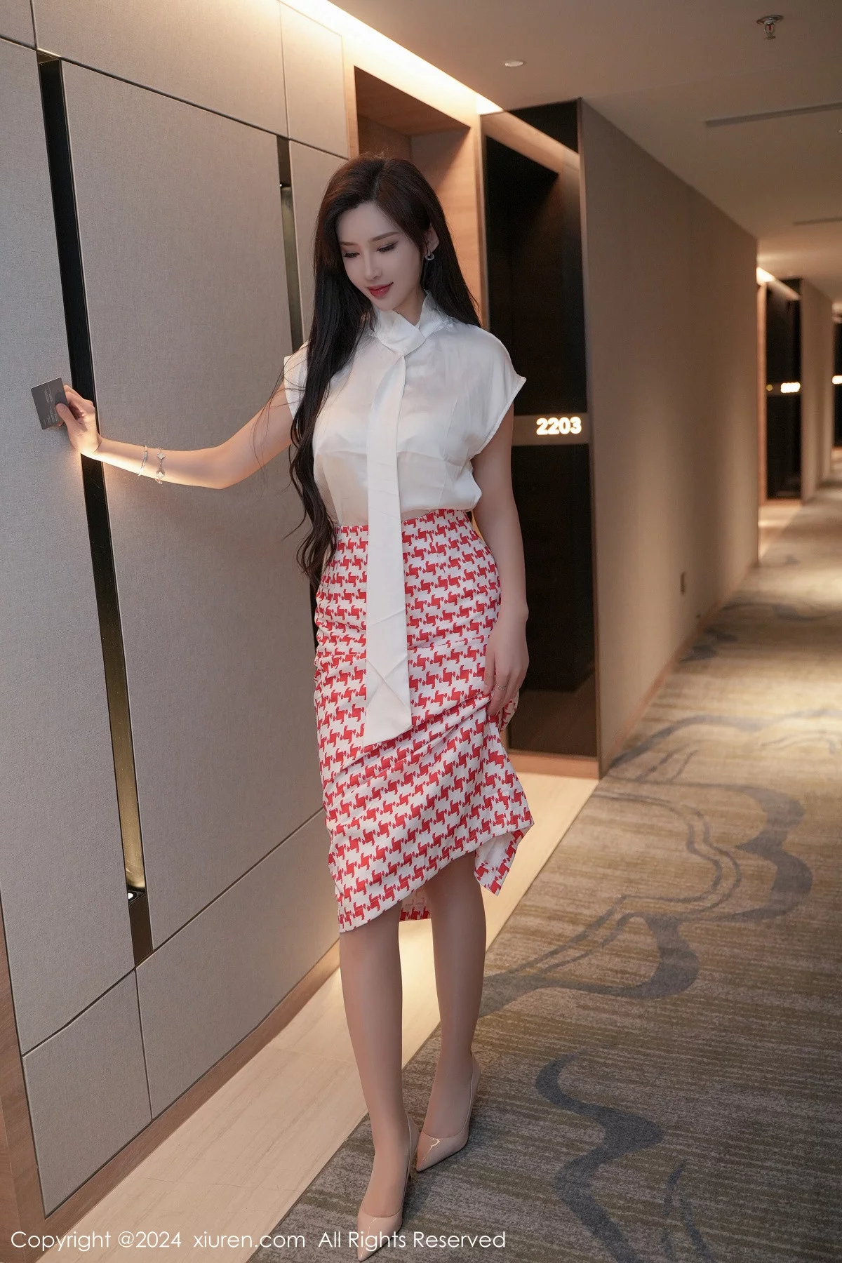 [XiuRen秀人网] 2024.01.11 No.7944 Carol周妍希 丰腴丝袜 [66P] NO.9