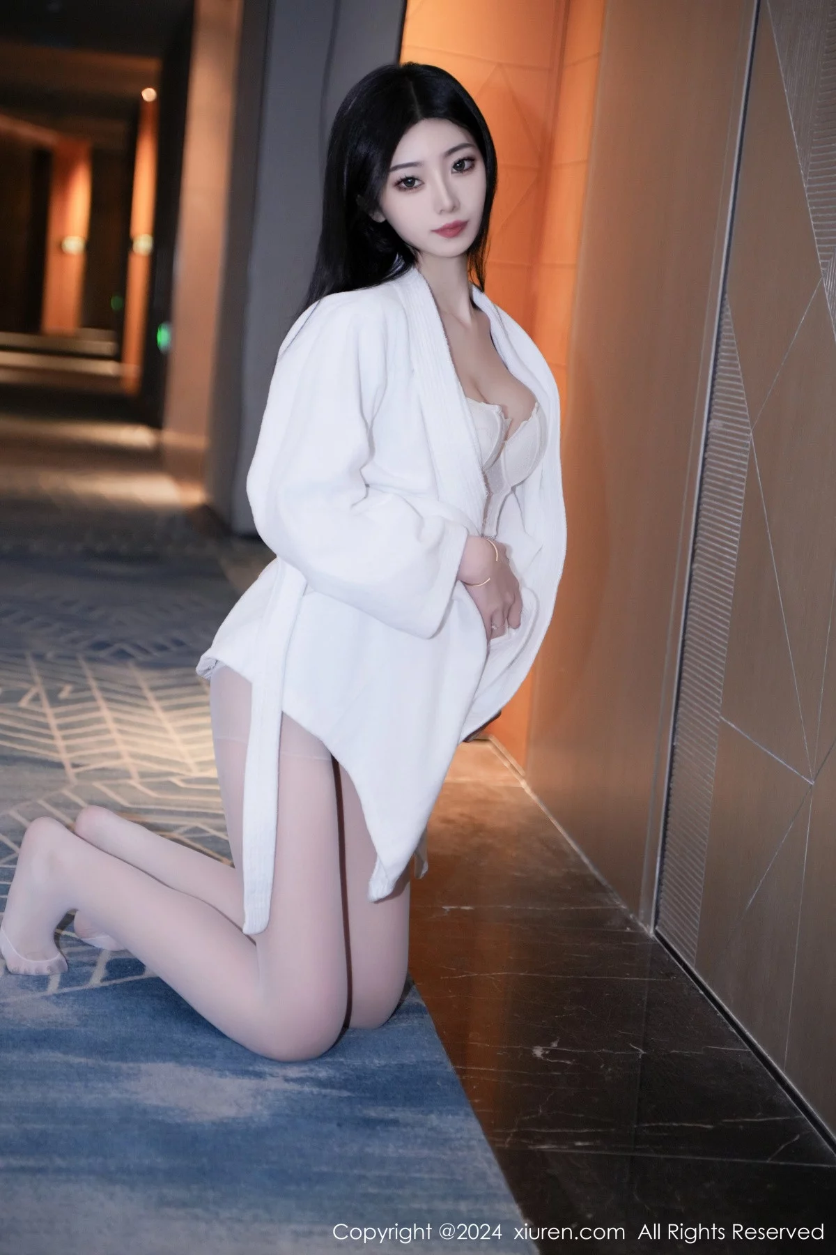 [XiuRen秀人网] 2024.01.15 No.7960 安琪Yee 睡袍美腿 [64P] NO.11