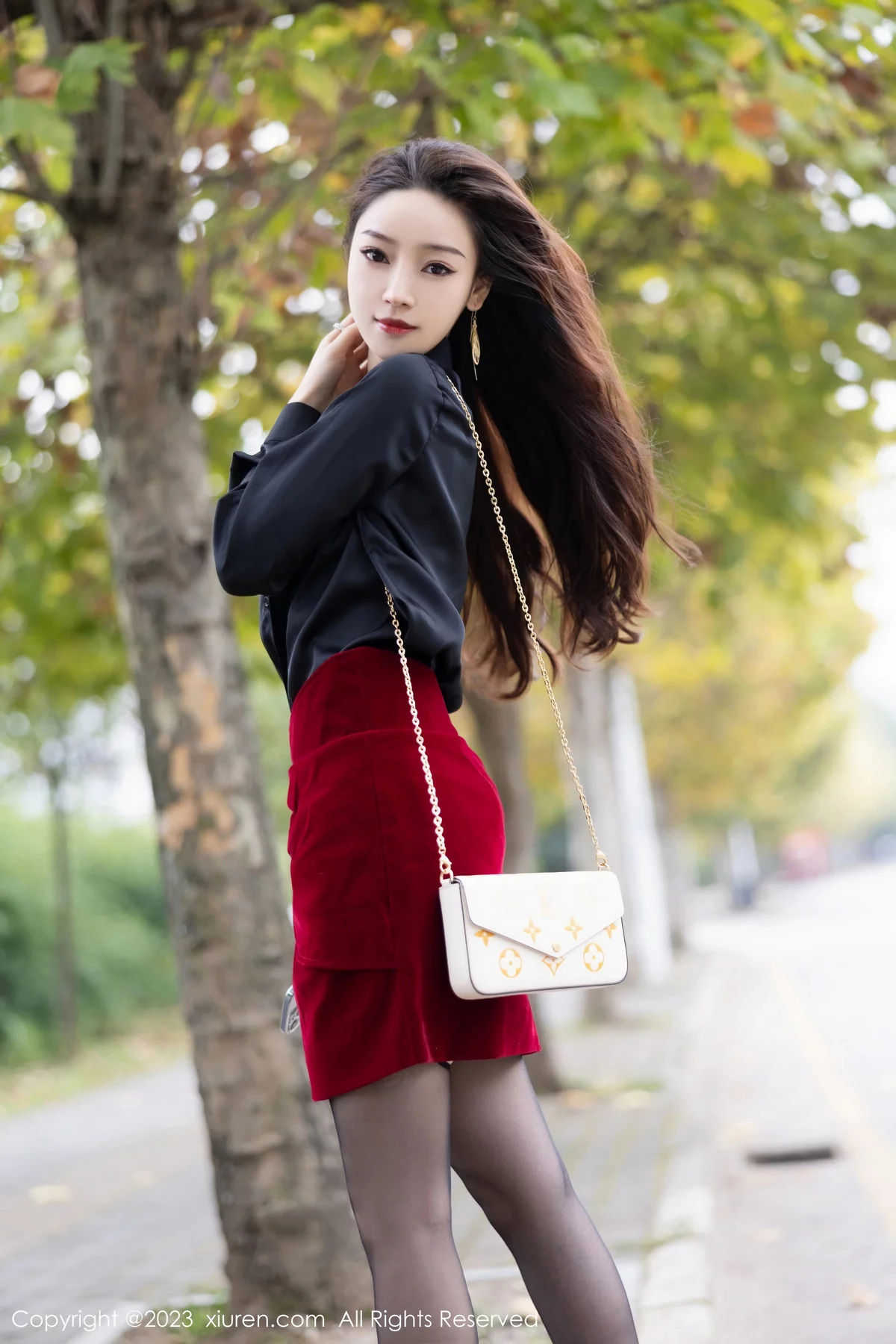 [XiuRen秀人网] 2023.12.26 No.7867 苏曼兮 短裙黑丝 [83P] NO.3