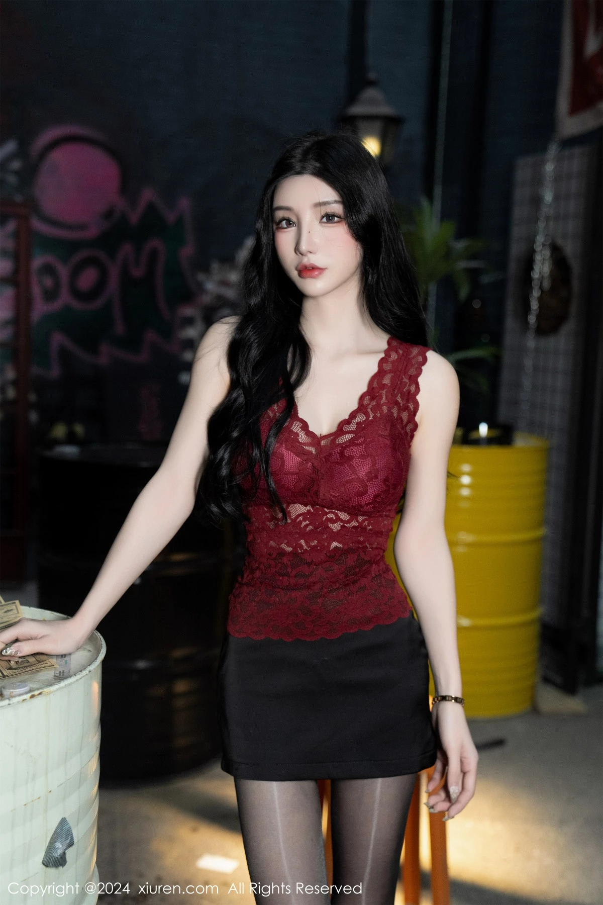 [XiuRen秀人网] 2024.01.19 No.7993 周于希Sally 黑丝美臀 [93P] NO.8