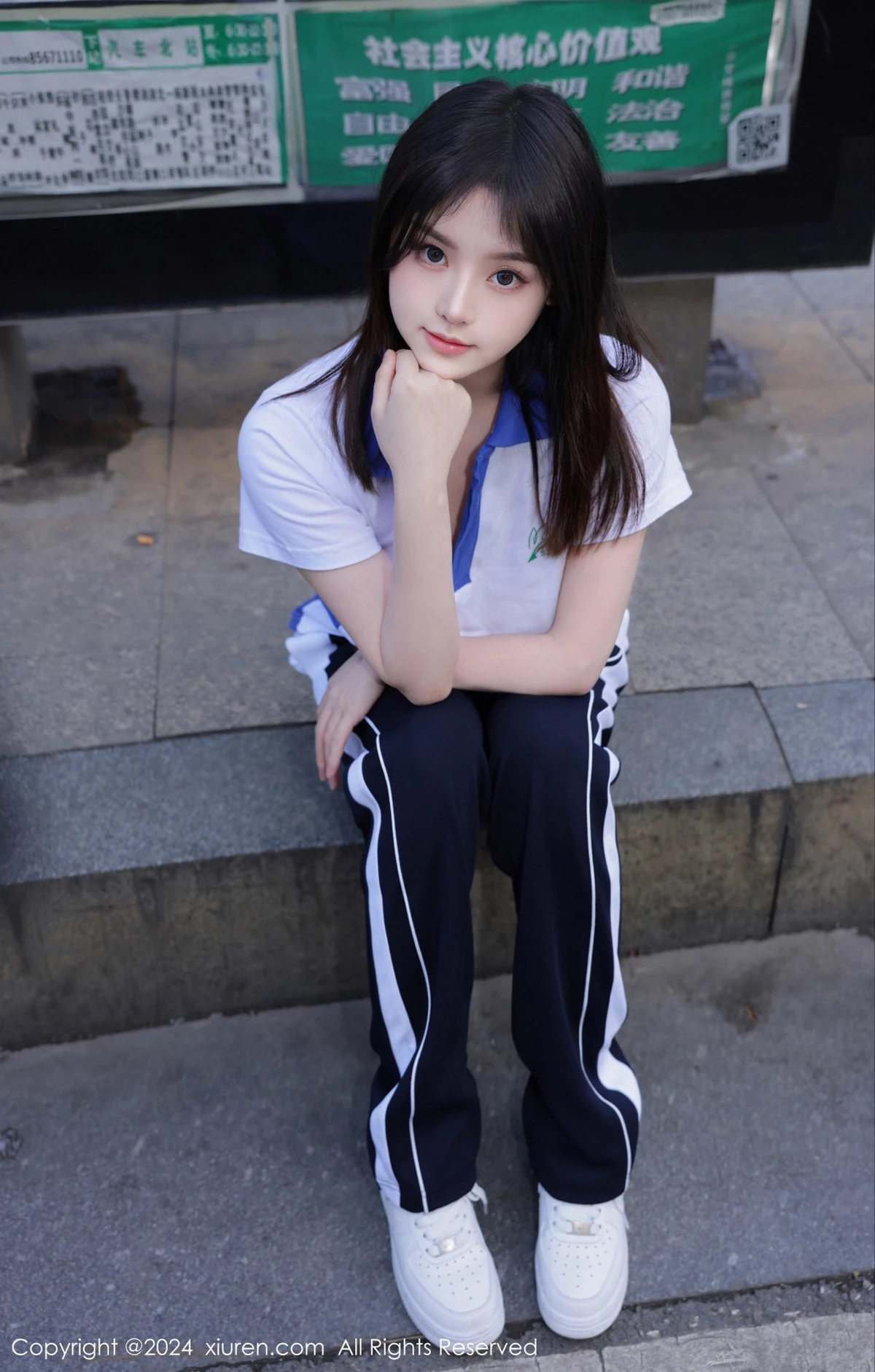 [XiuRen秀人网] 2024.01.19 No.7994 豆瓣酱 制服美臀 [84P] NO.6