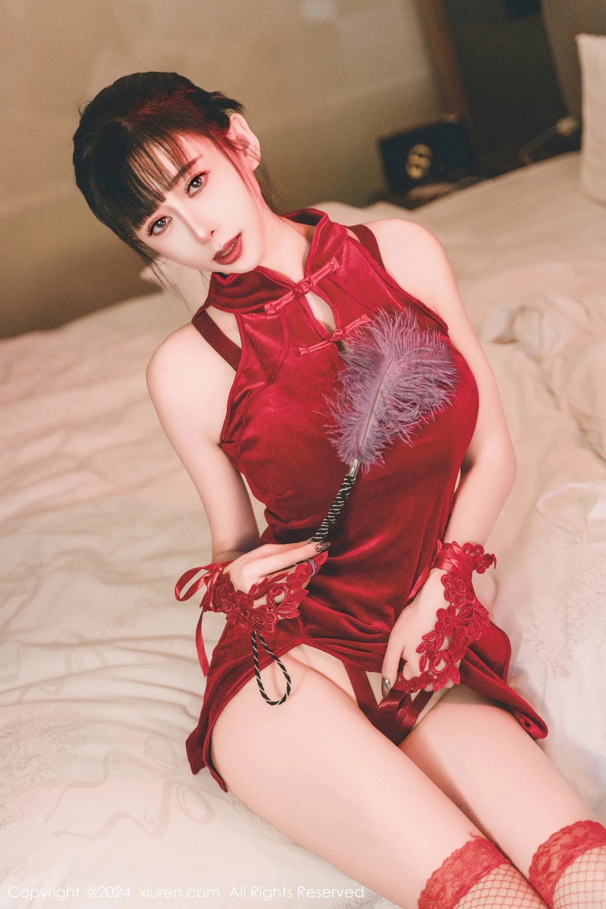 [XiuRen秀人网] 2024.02.01 No.8047 宝宝甜 新人旗袍 [64P] NO.8